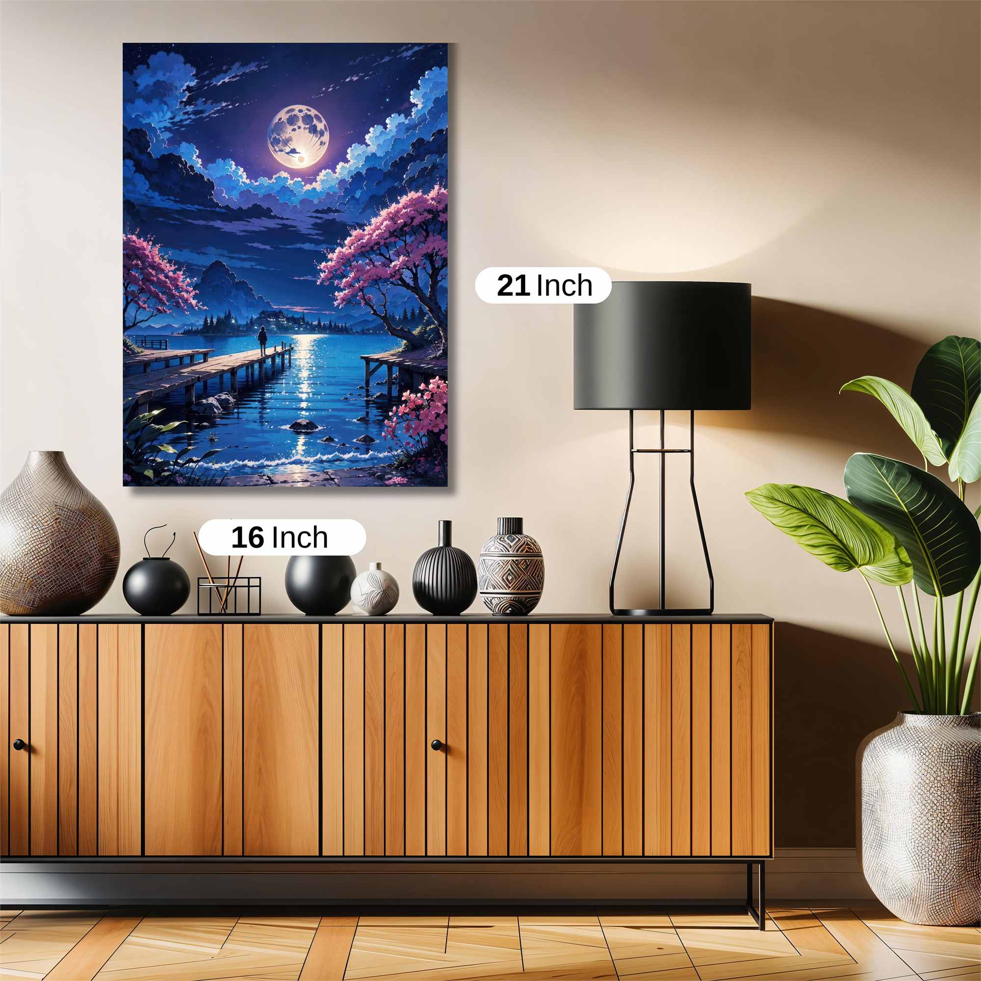 Moonlit Serenity Safe Wall Magnetic / M