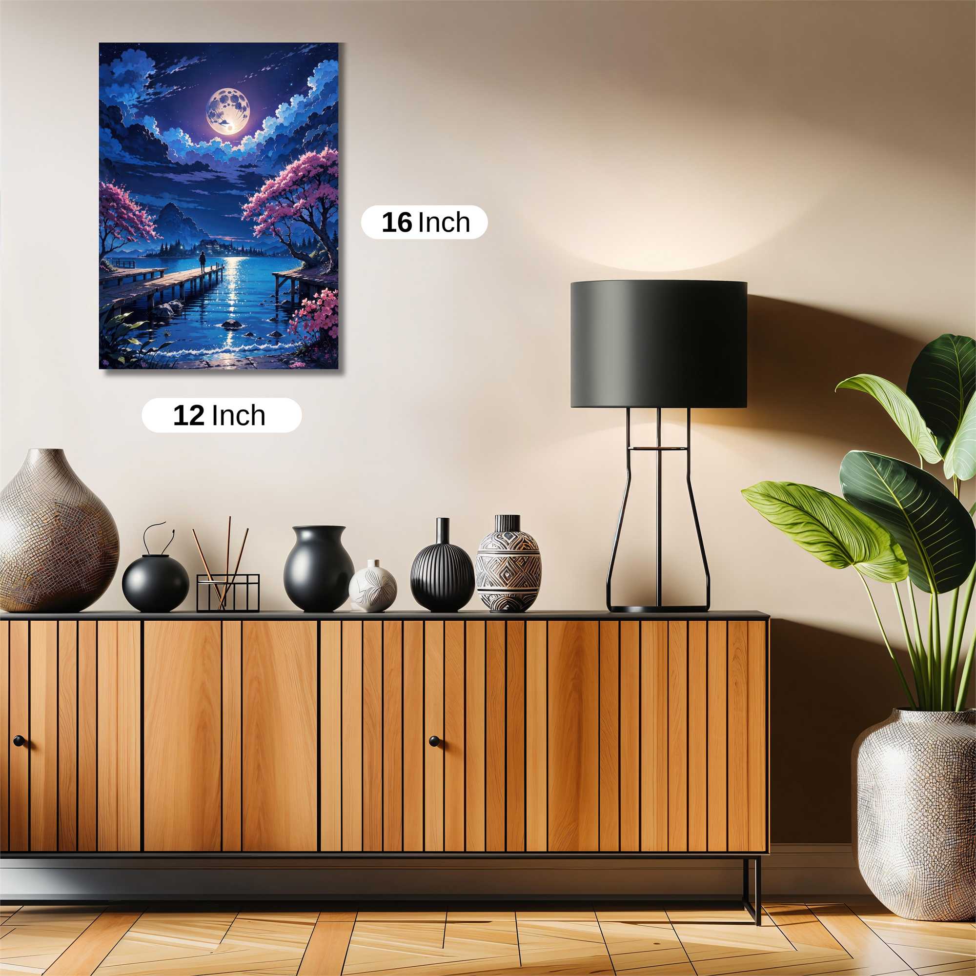 Moonlit Serenity Safe Wall Magnetic / M