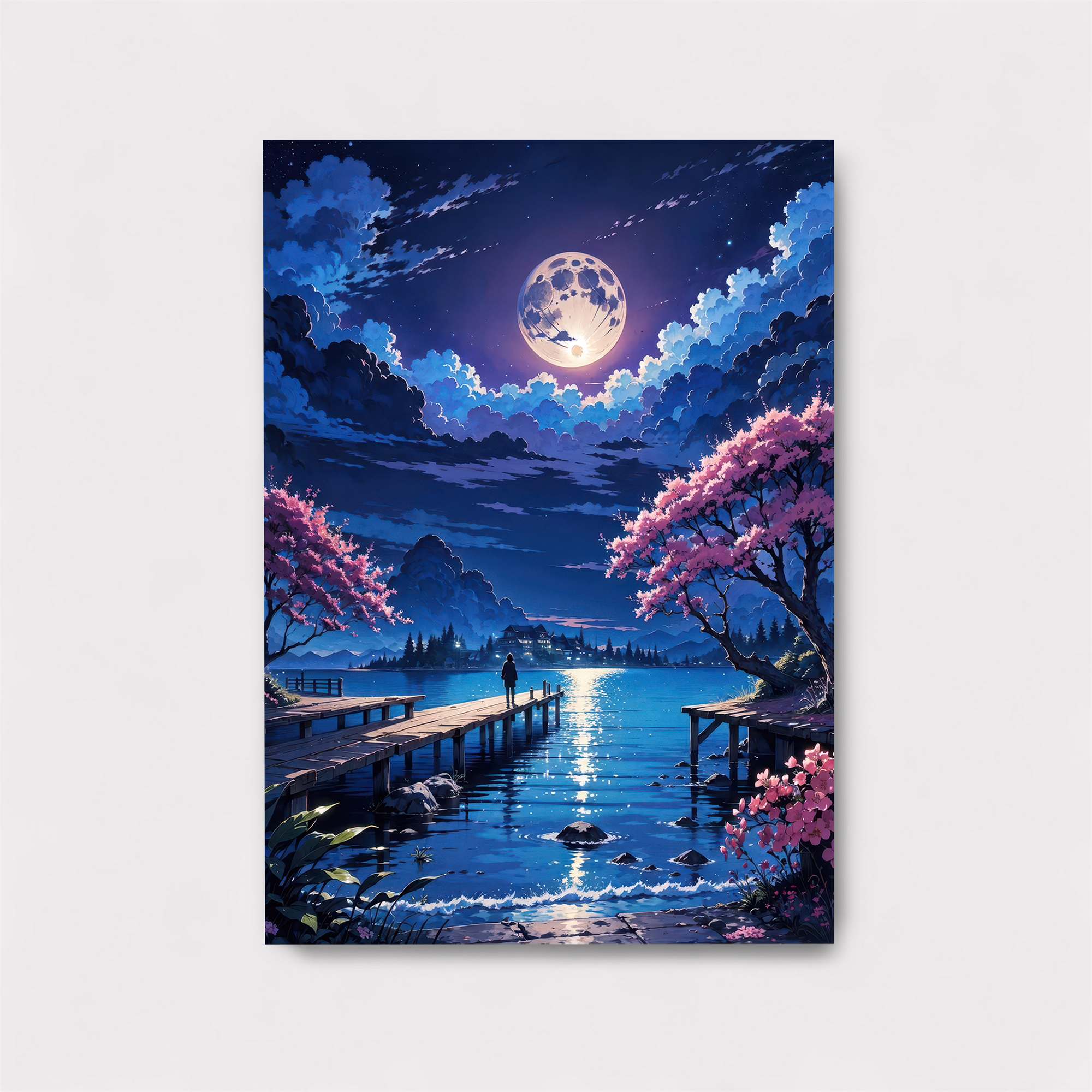 Moonlit Serenity Safe Wall Magnetic / M