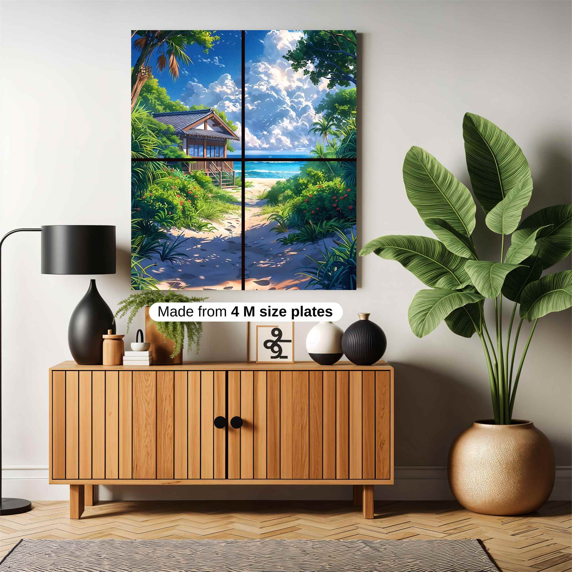Beach Serenity Safe Wall Magnetic / M