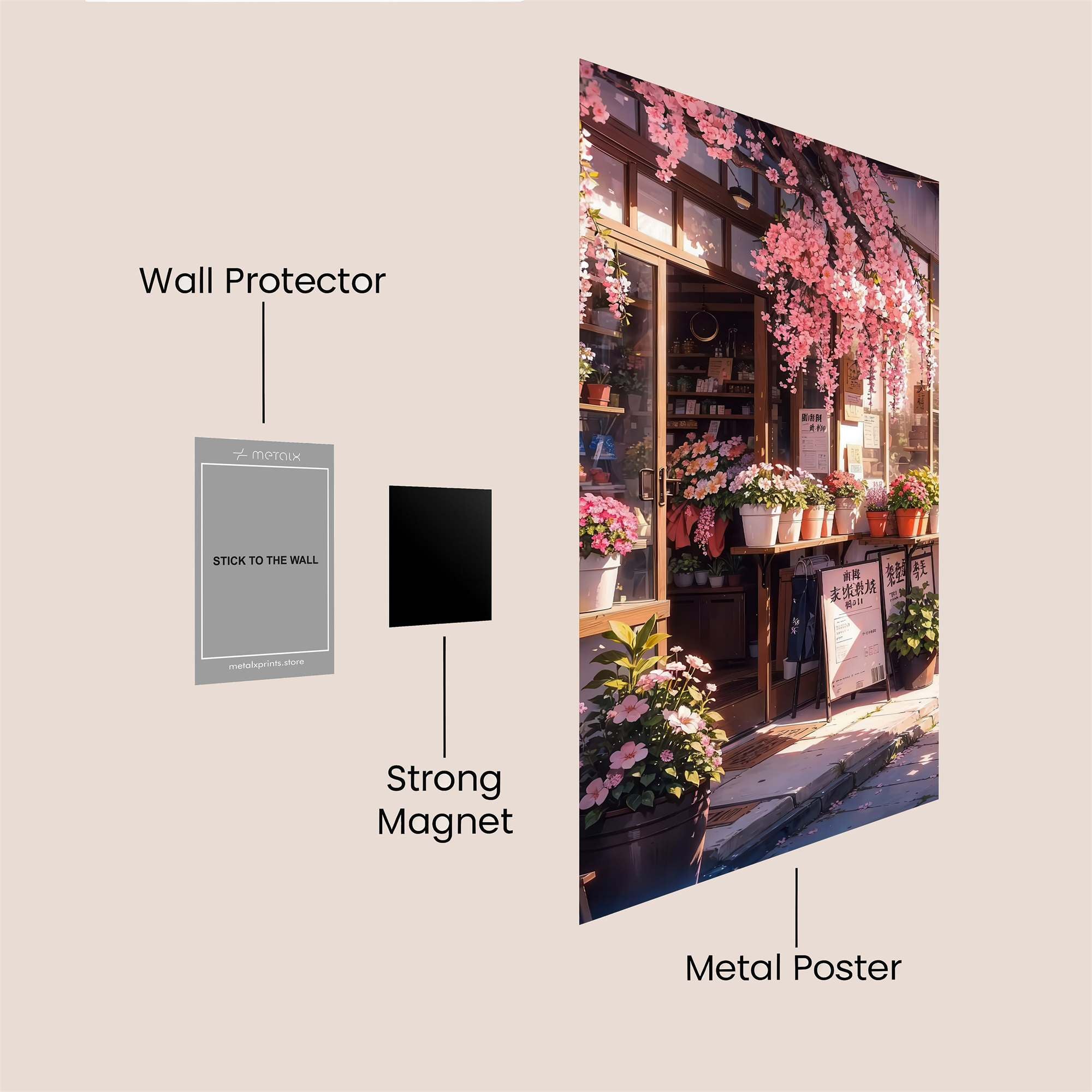 Blossom Bliss Safe Wall Magnetic / M