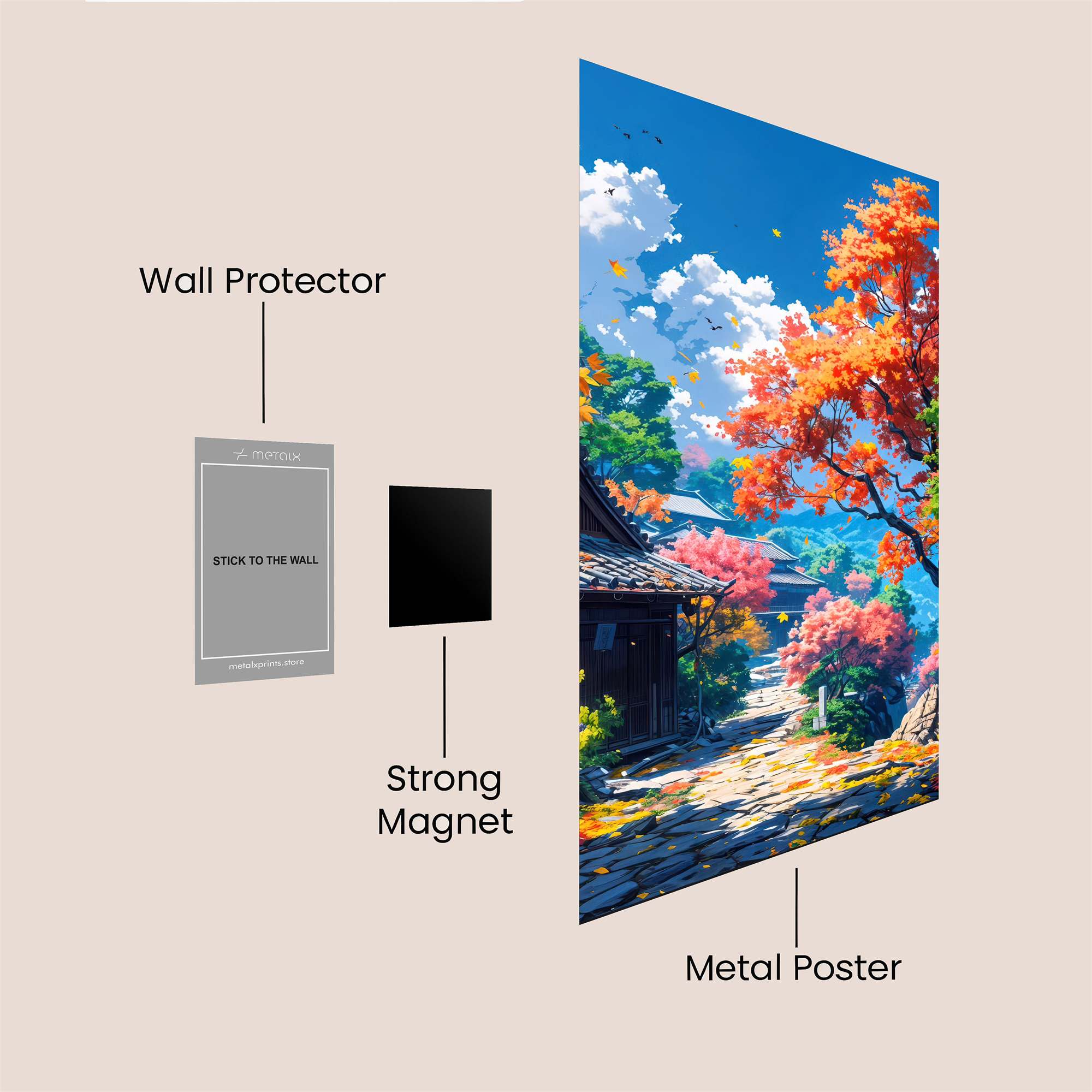 Autumn Serenity Safe Wall Magnetic / M