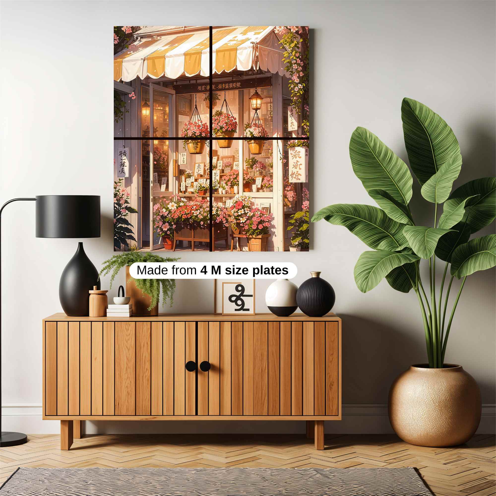 Floral Haven Safe Wall Magnetic / M