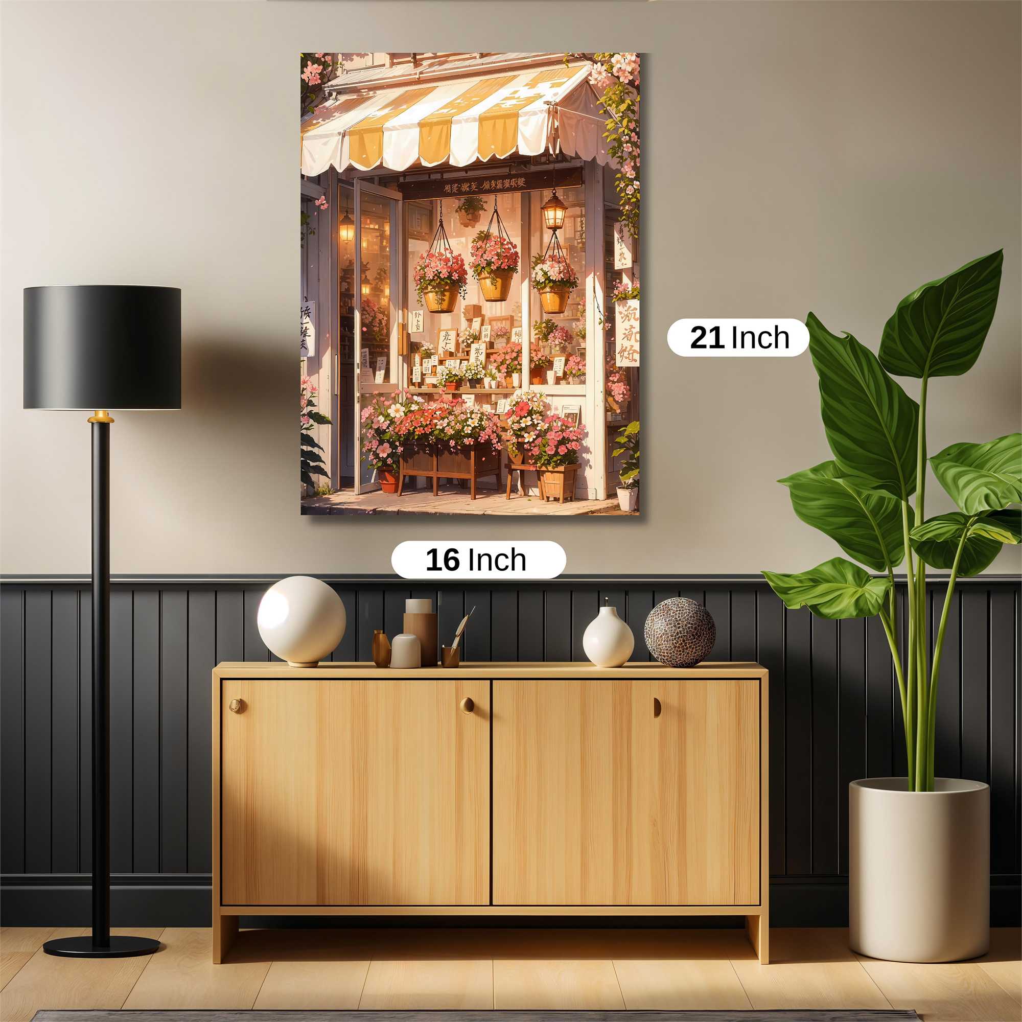 Floral Haven Safe Wall Magnetic / M