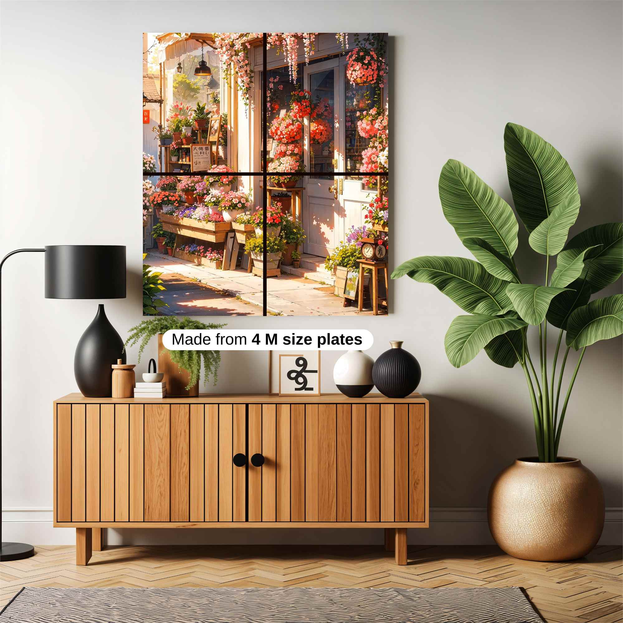 Floral Haven Safe Wall Magnetic / M