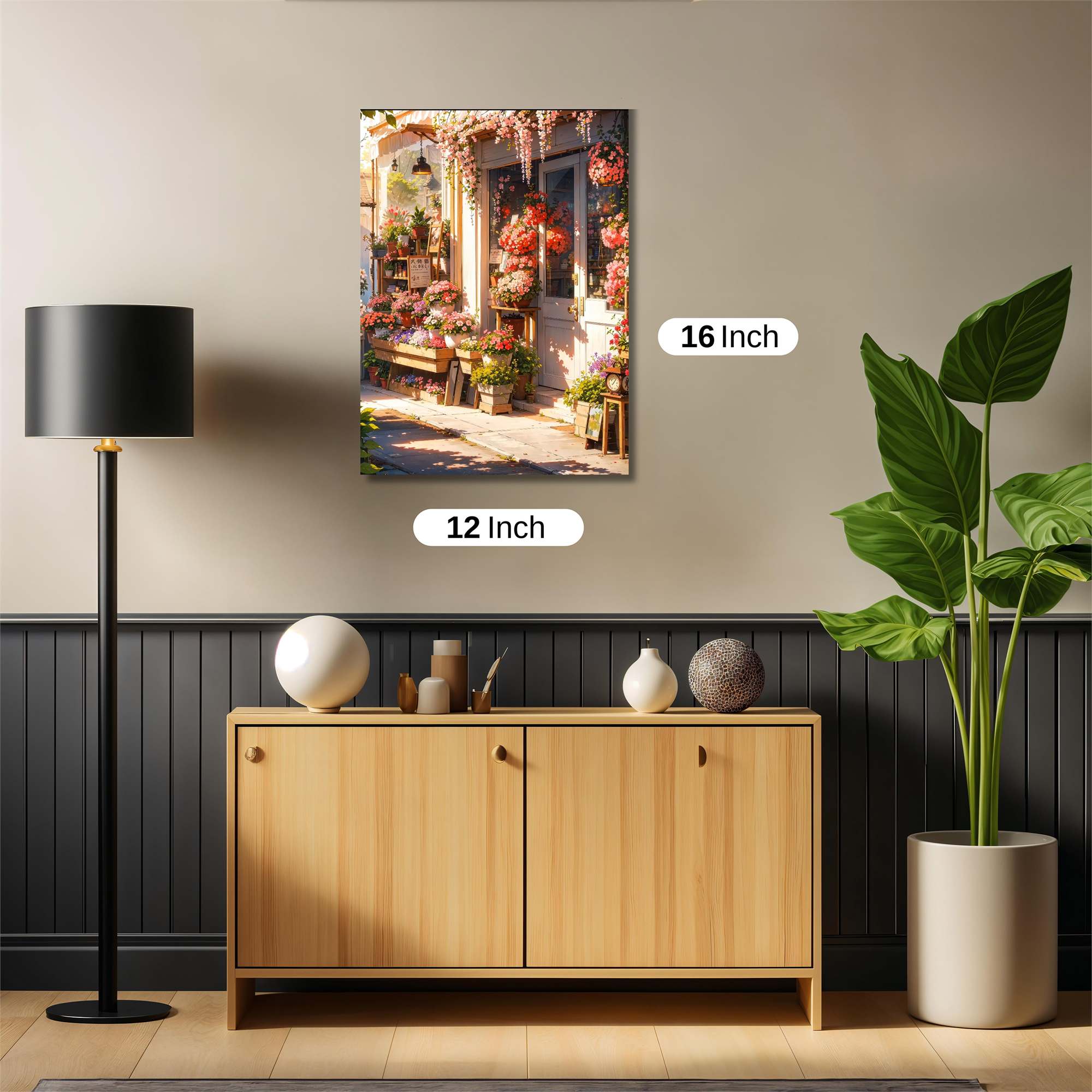 Floral Haven Safe Wall Magnetic / M