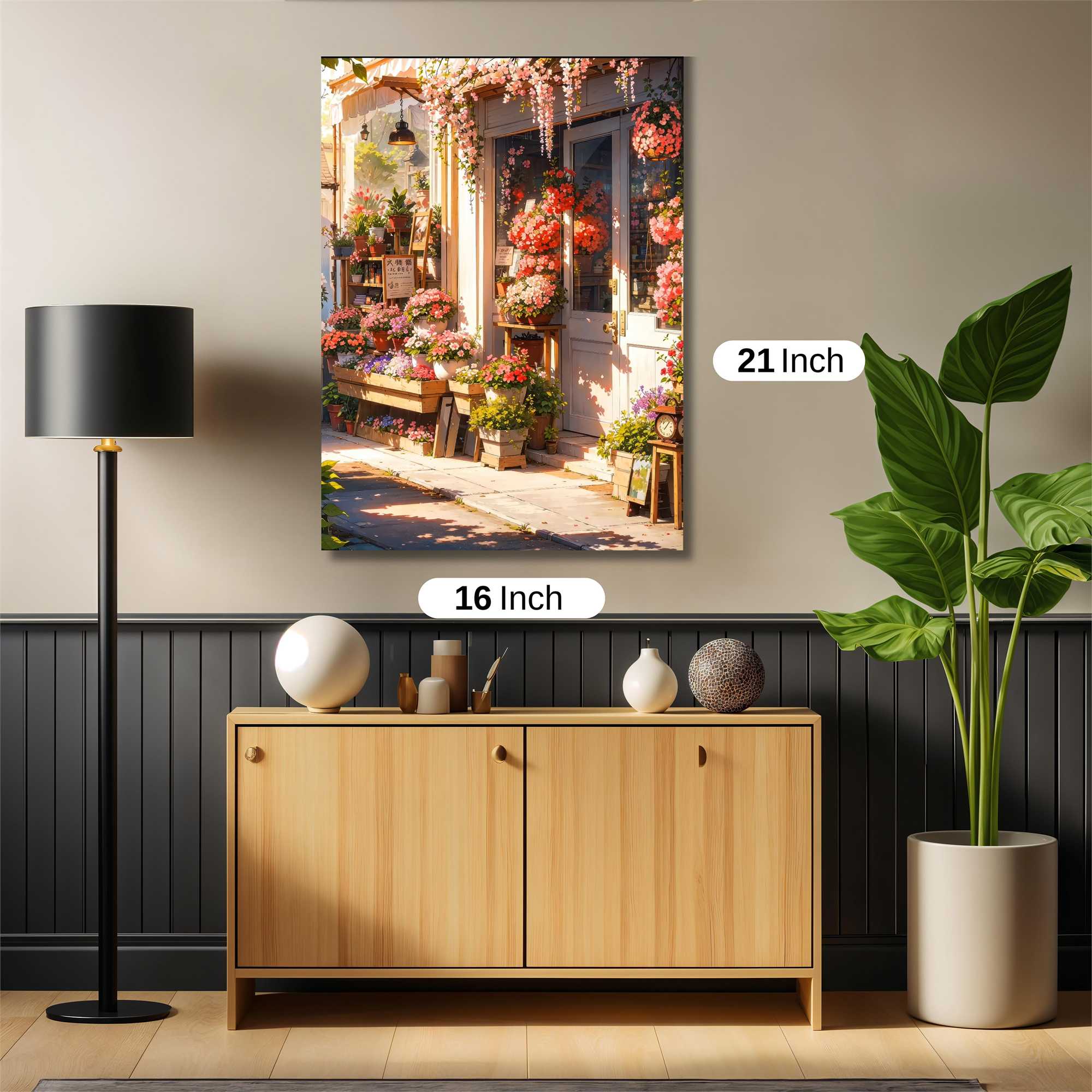 Floral Haven Safe Wall Magnetic / M