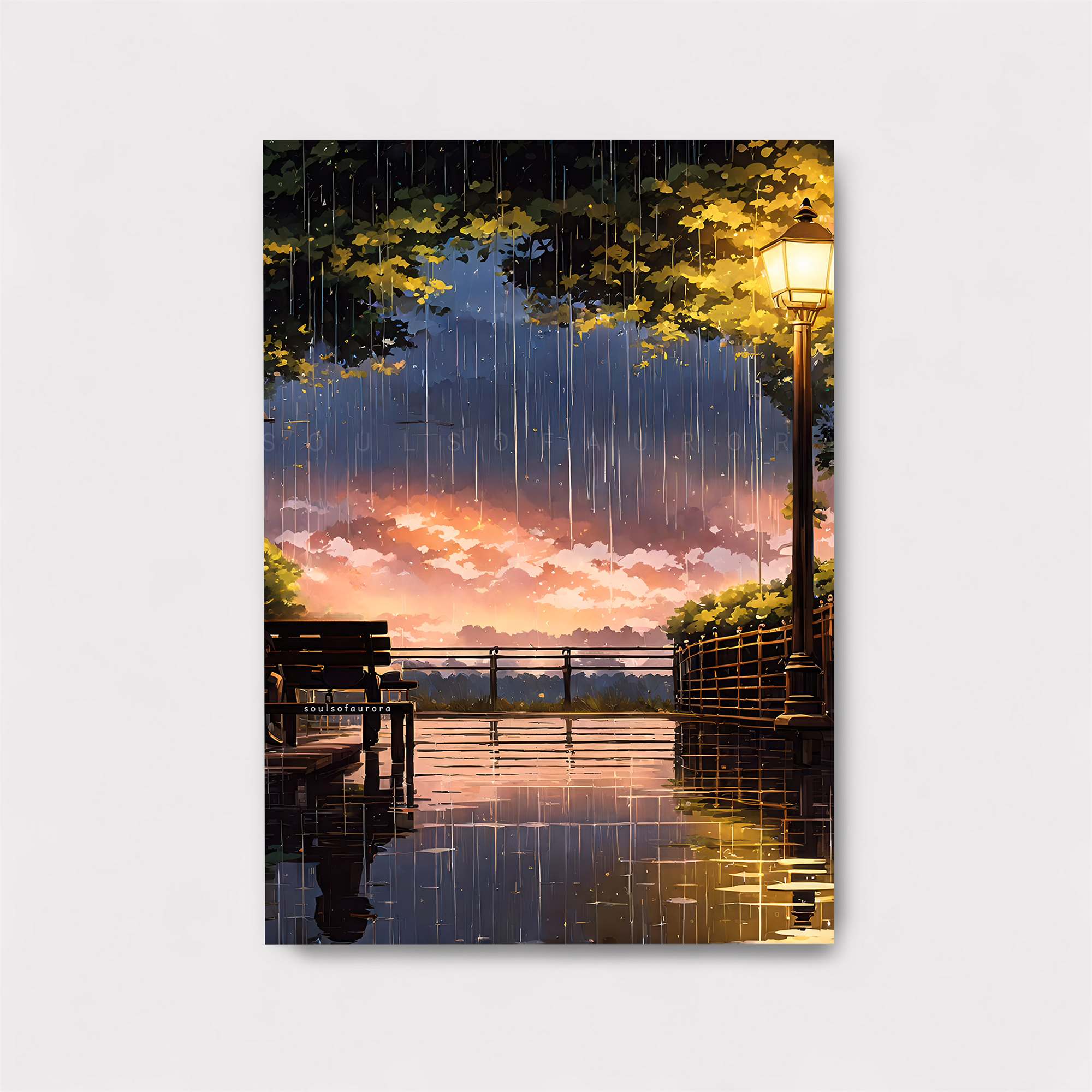 Twilight Tranquility Safe Wall Magnetic / M