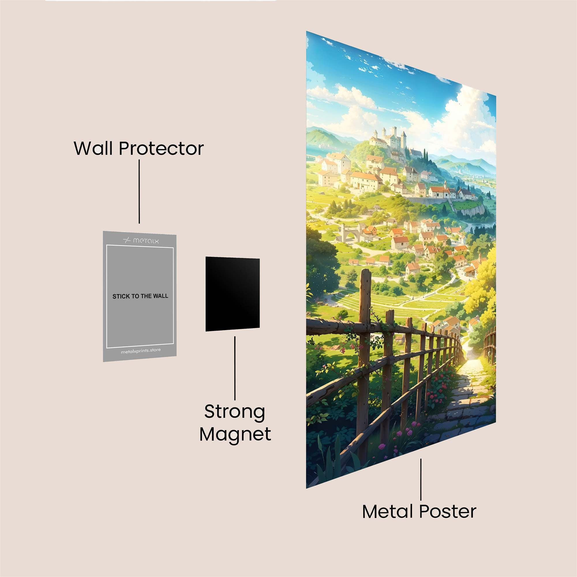 Castle Serenity Safe Wall Magnetic / M