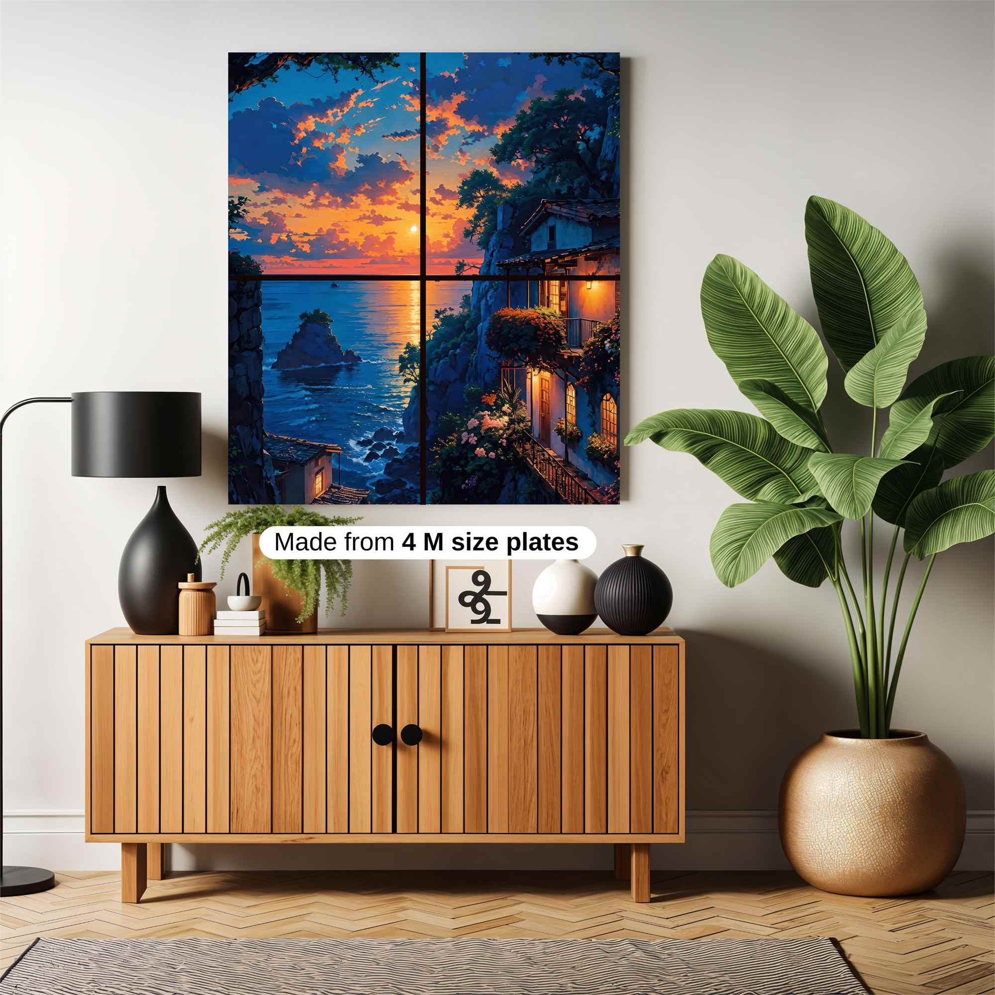 Sunset Serenity Safe Wall Magnetic / M