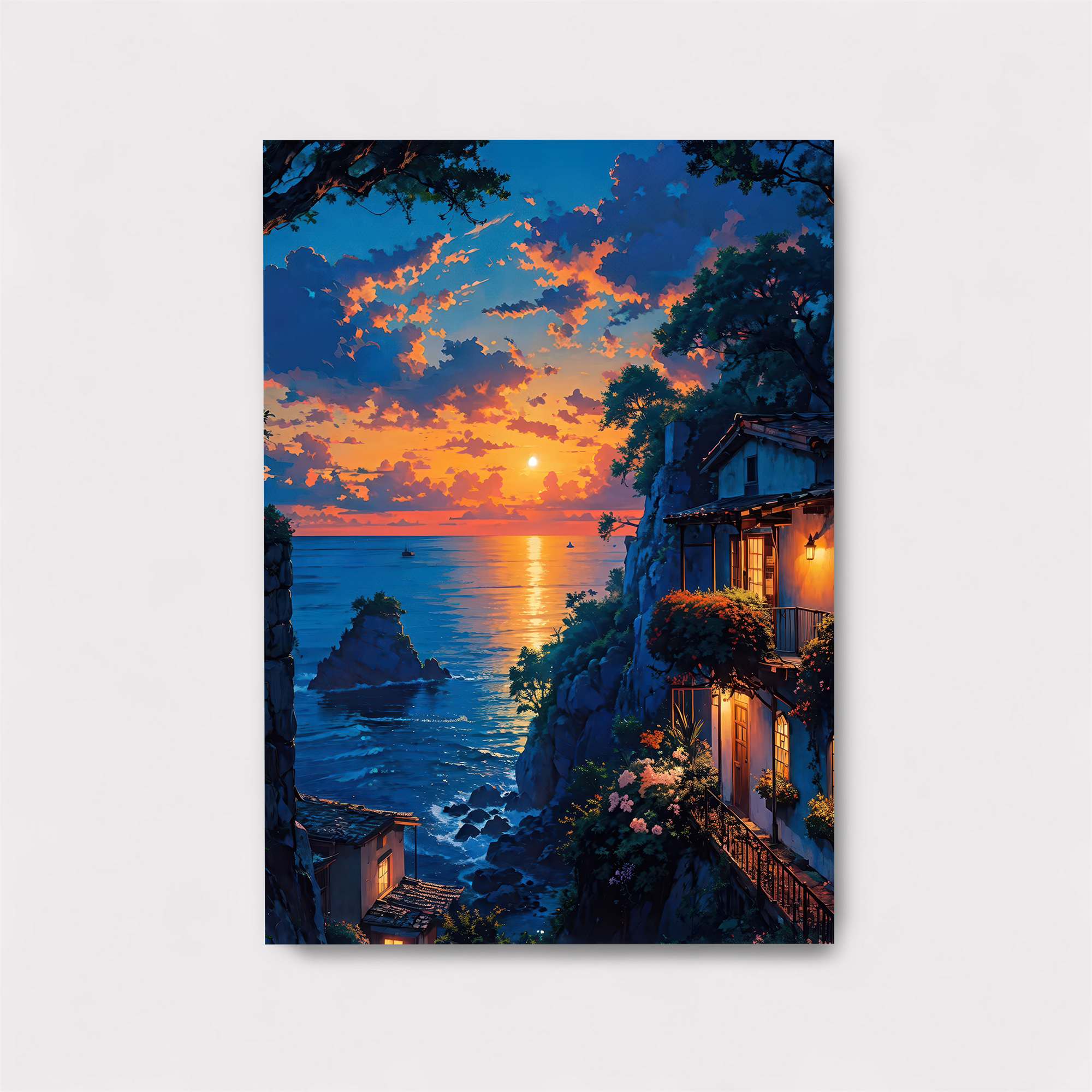 Sunset Serenity Safe Wall Magnetic / M