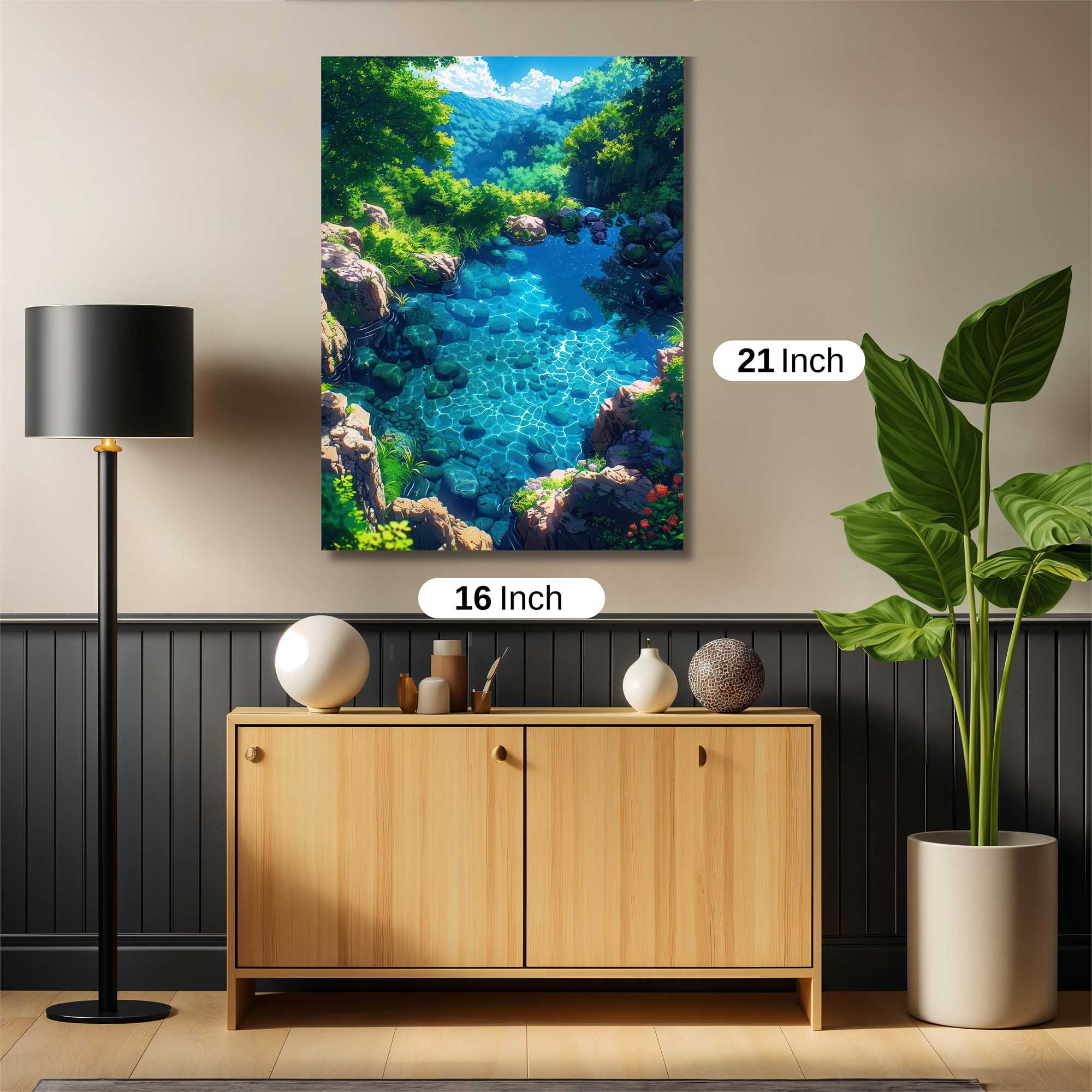 Forest Serenity Safe Wall Magnetic / M