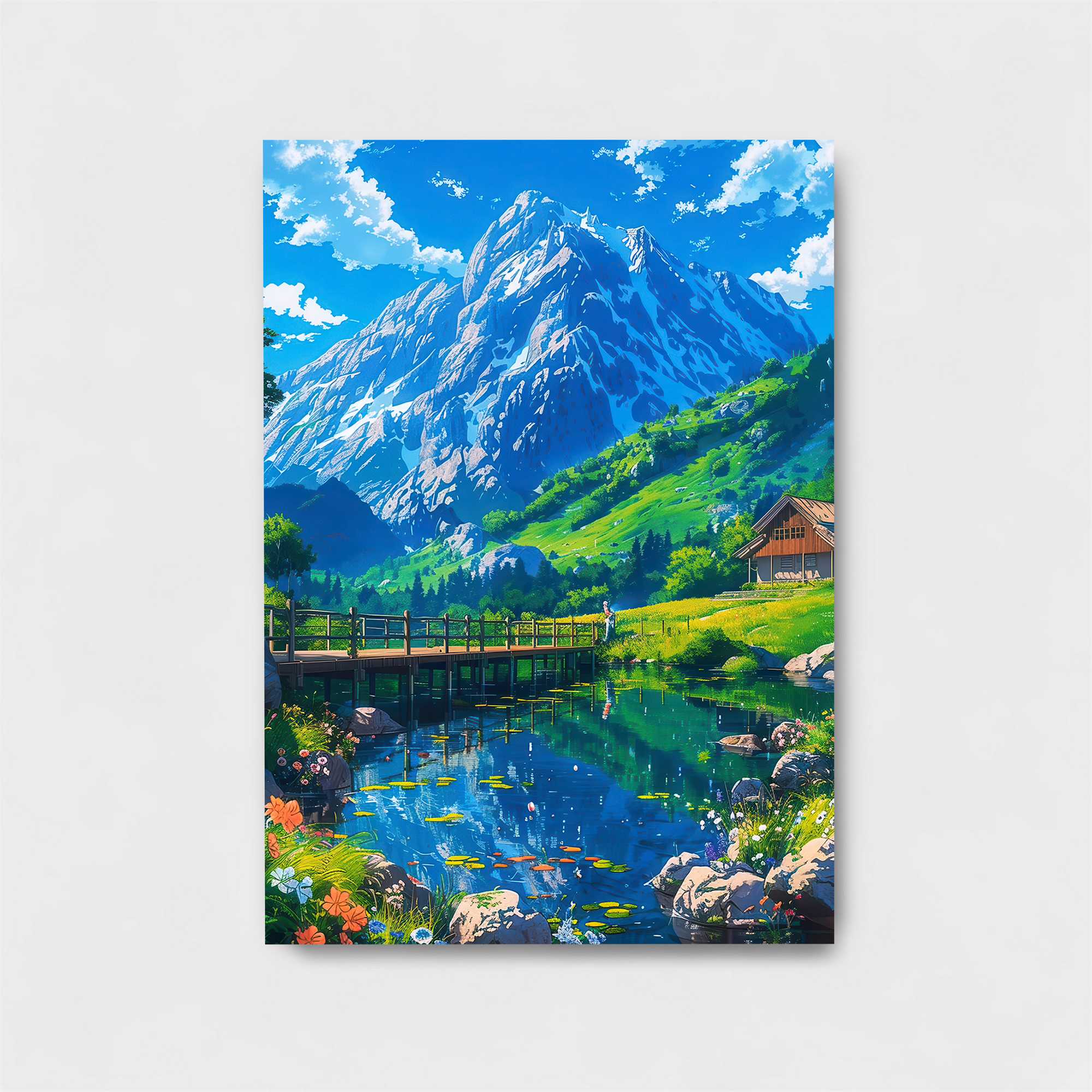 Mountain Serenity Safe Wall Magnetic / M