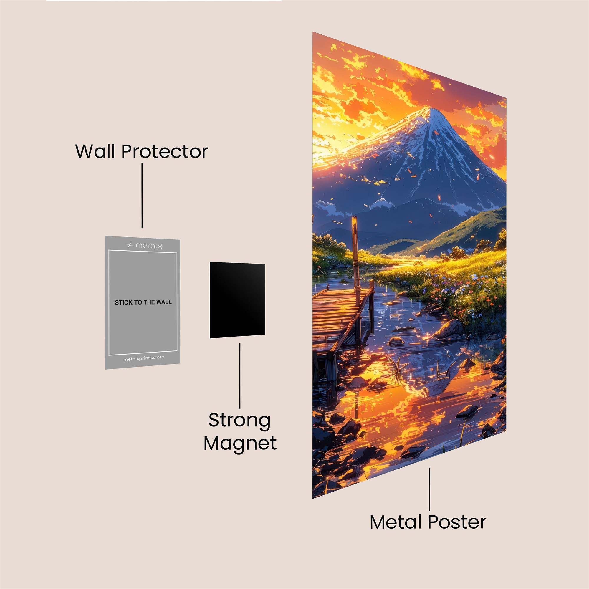 Fuji Serenity Safe Wall Magnetic / M