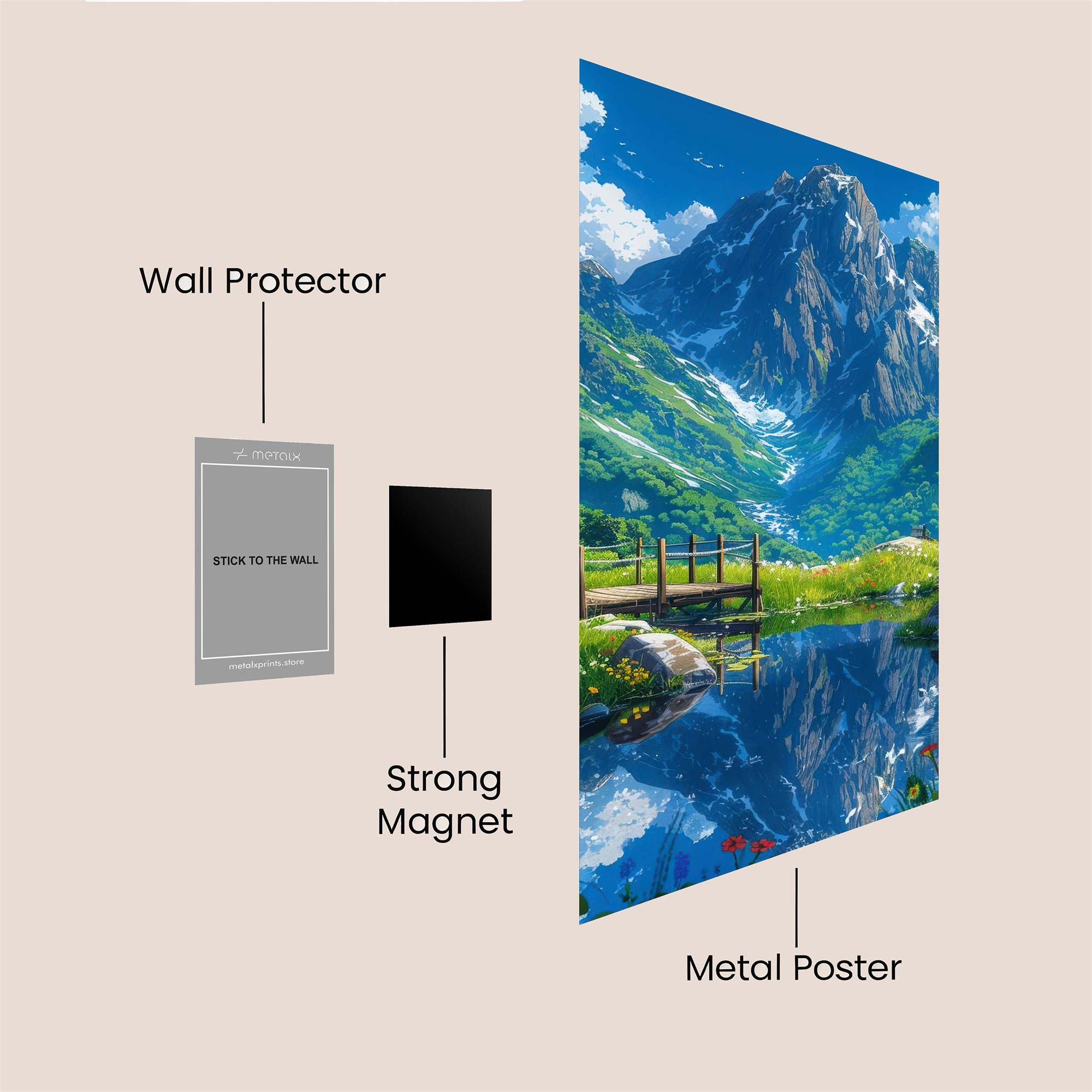 Fuji Serenity Safe Wall Magnetic / M