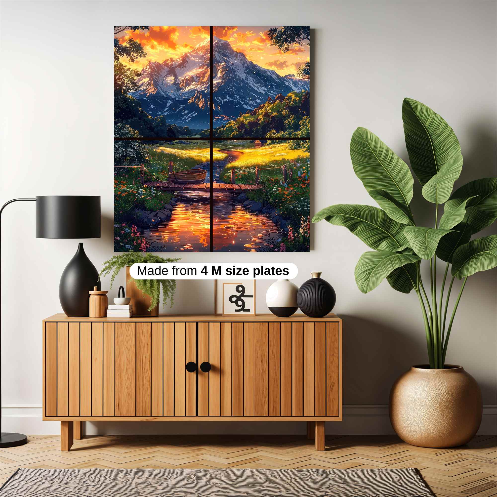 Sunset Serenity Safe Wall Magnetic / M