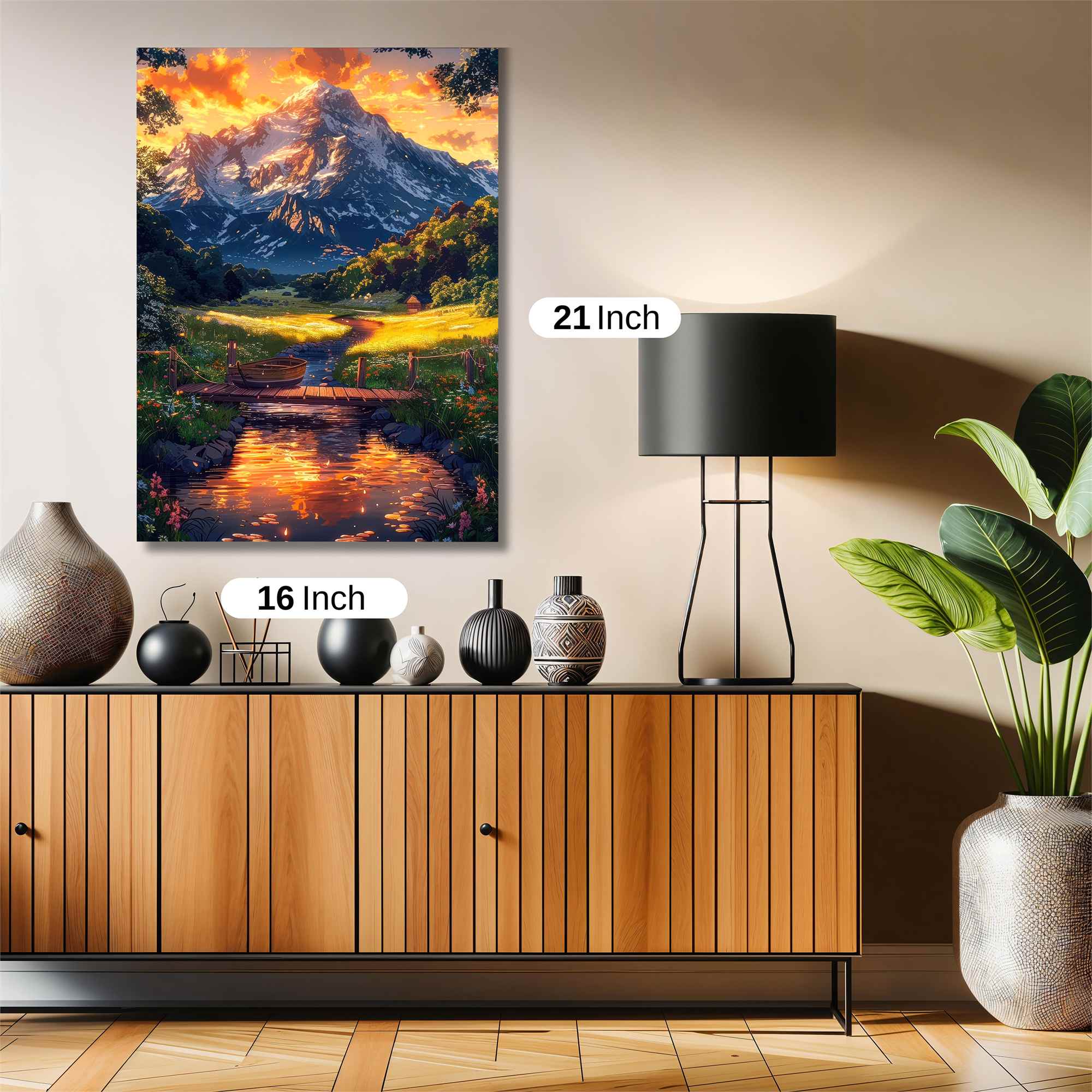 Sunset Serenity Safe Wall Magnetic / M
