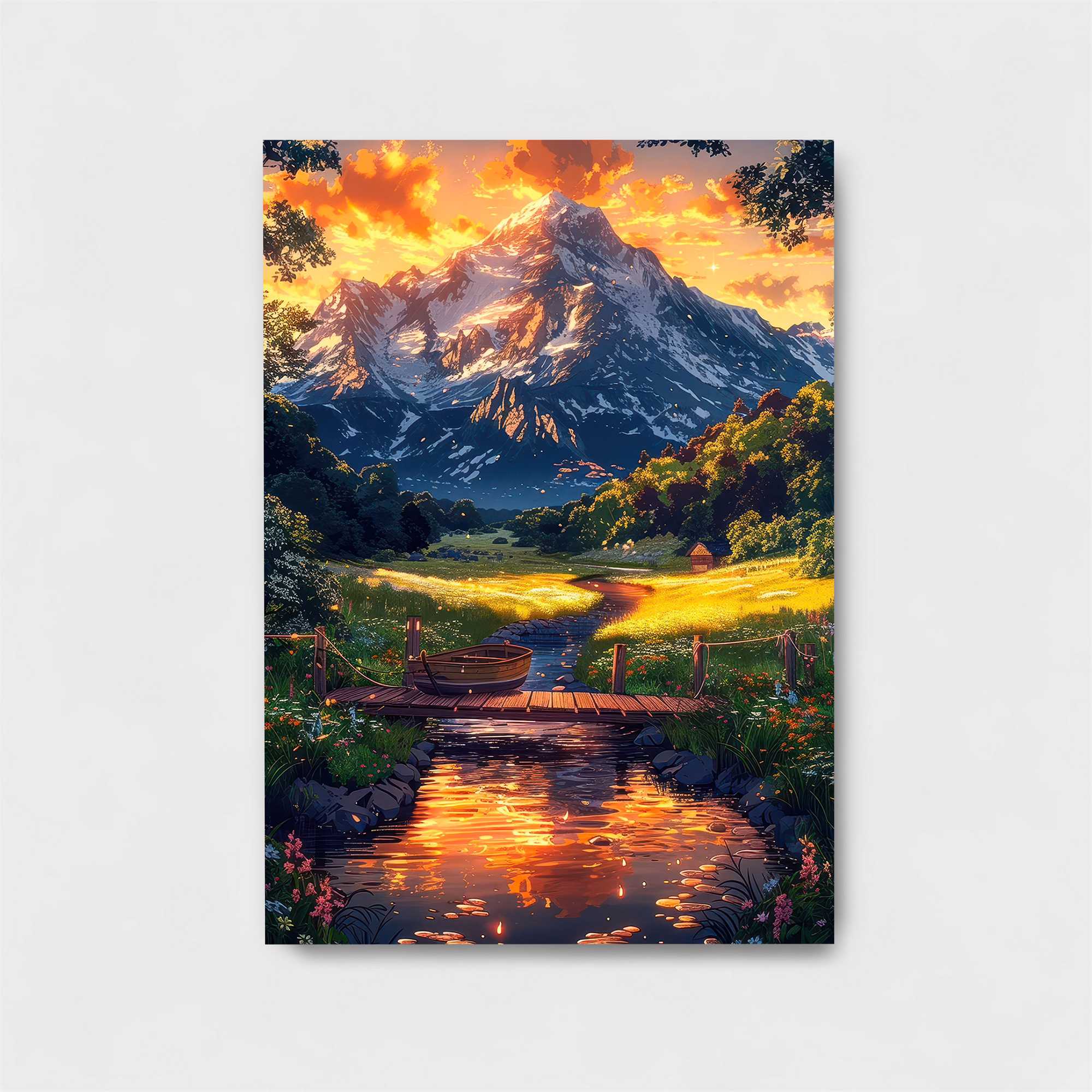 Sunset Serenity Safe Wall Magnetic / M