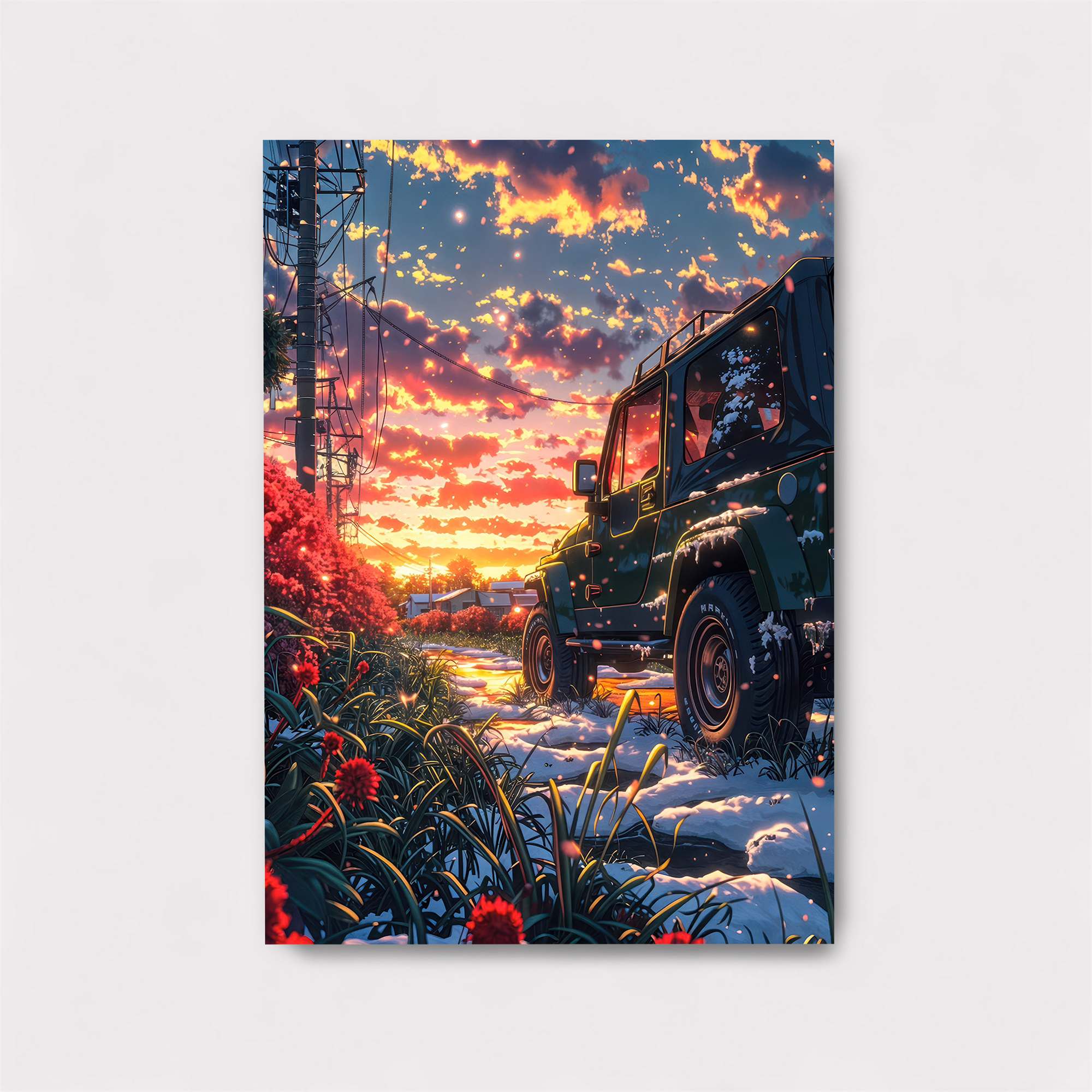 Sunset Serenity Safe Wall Magnetic / M