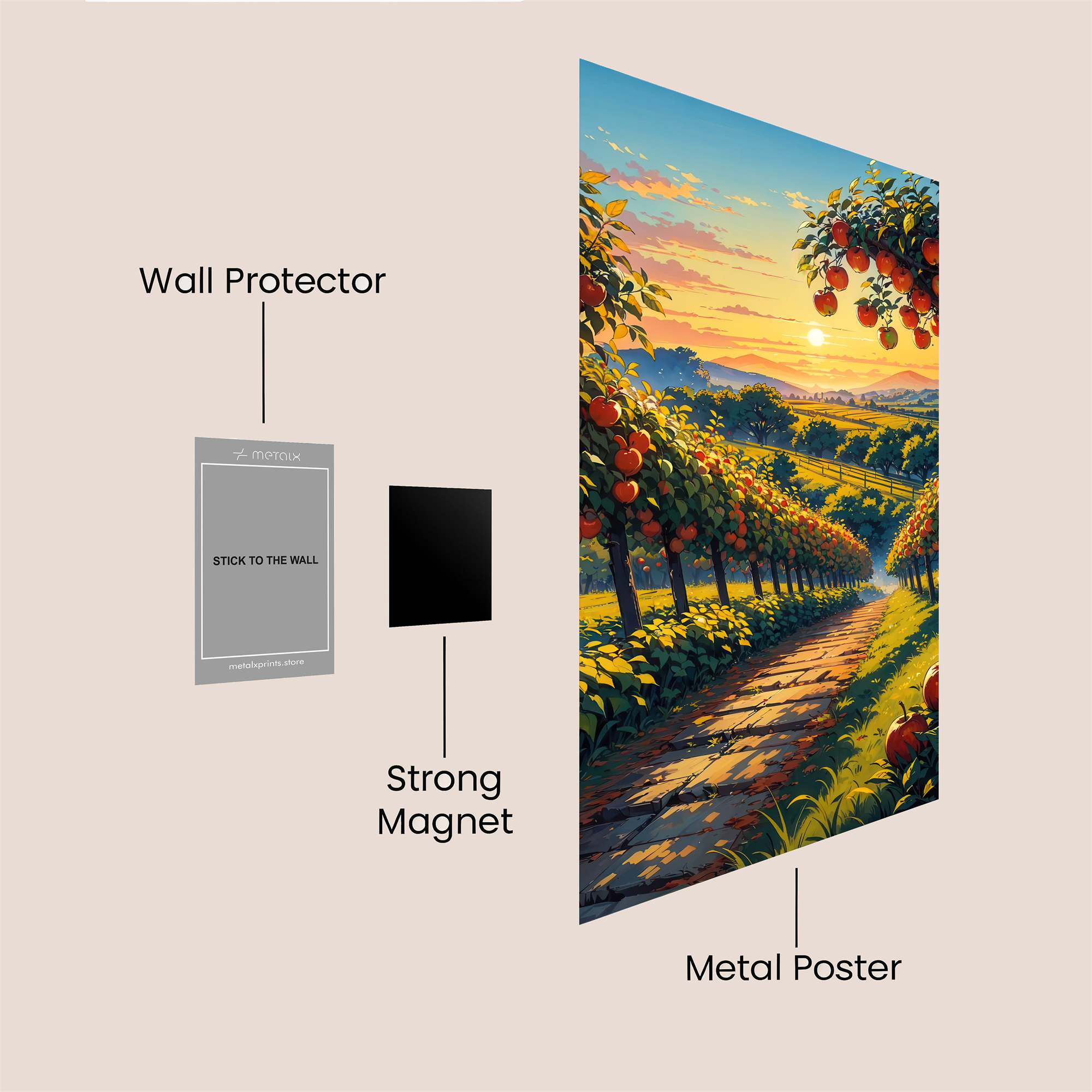 Orchard Serenity Safe Wall Magnetic / M