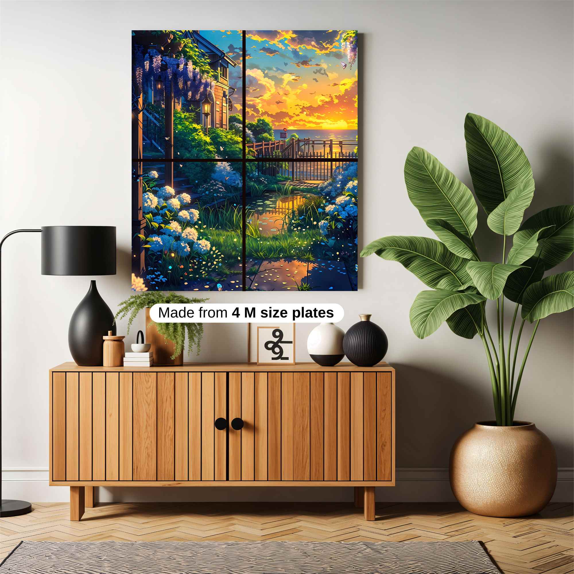 Sunset Serenity Safe Wall Magnetic / M