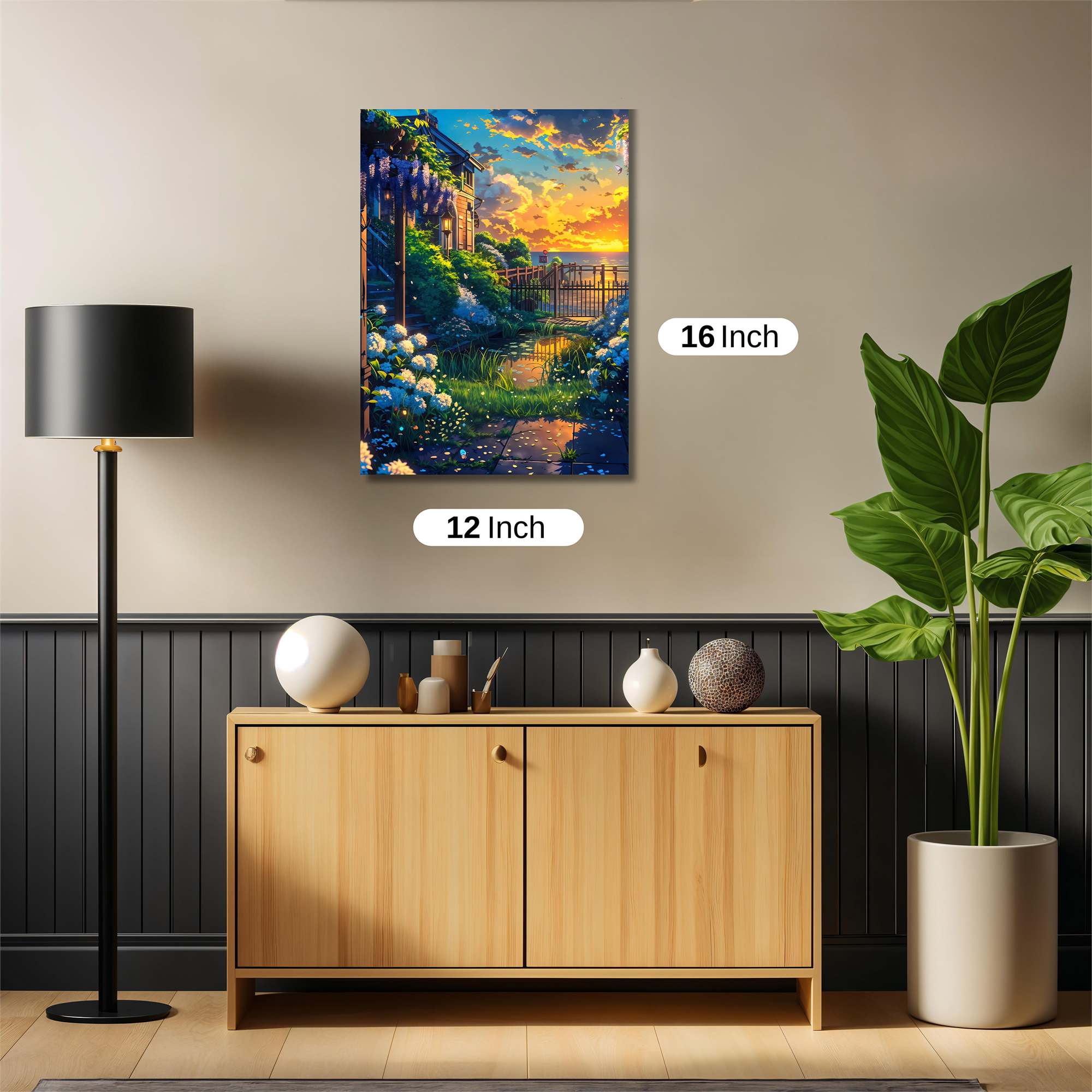 Sunset Serenity Safe Wall Magnetic / M