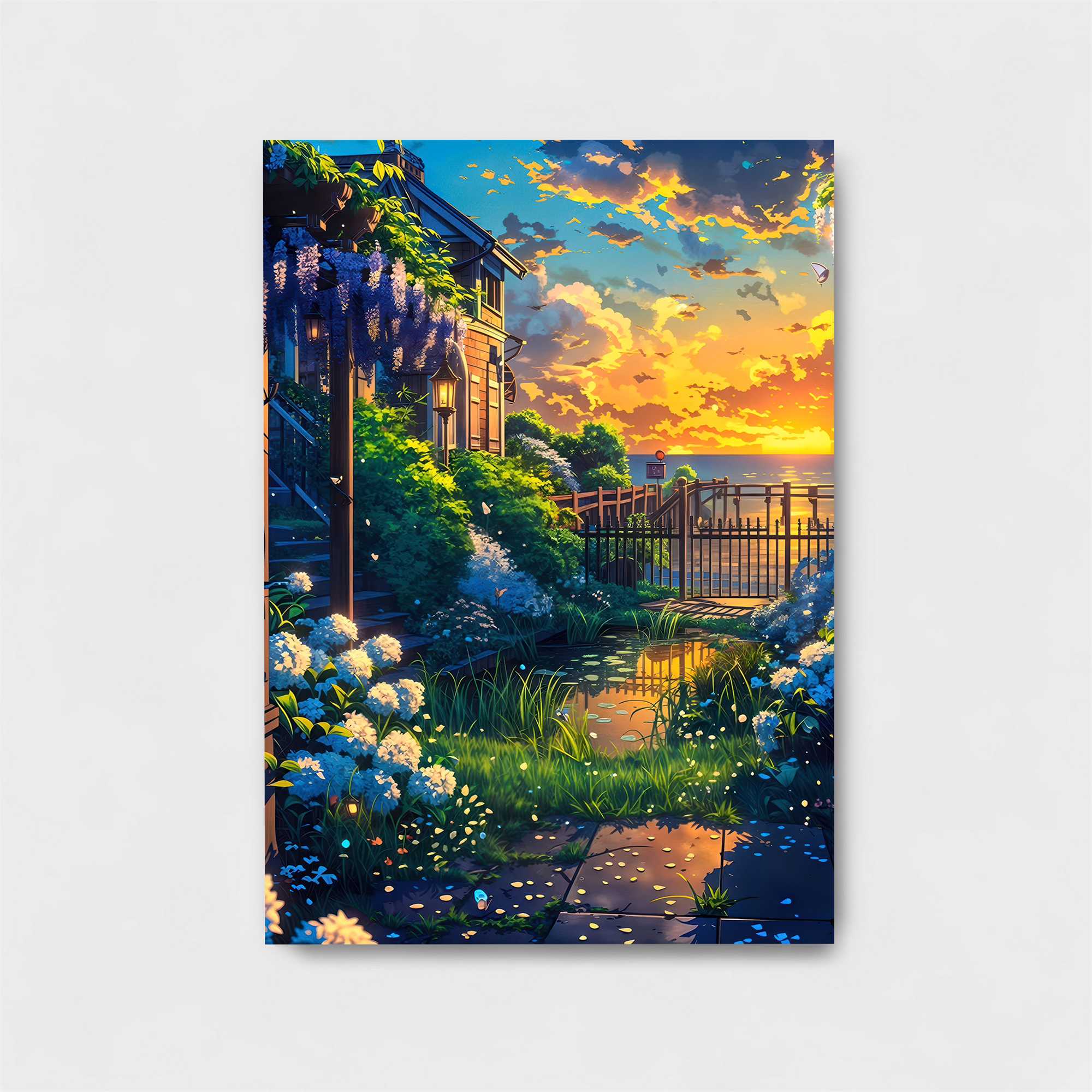 Sunset Serenity Safe Wall Magnetic / M