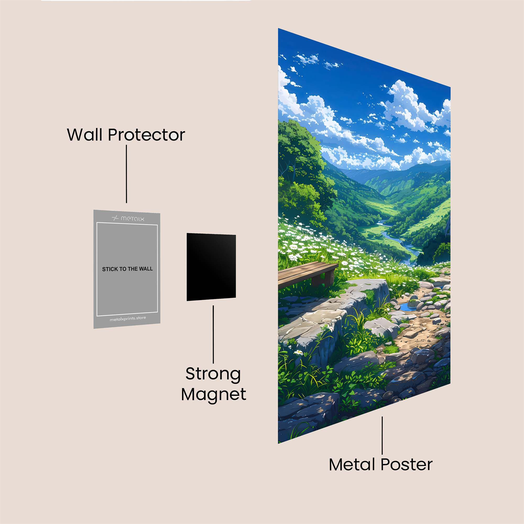 Valley Serenity Safe Wall Magnetic / M