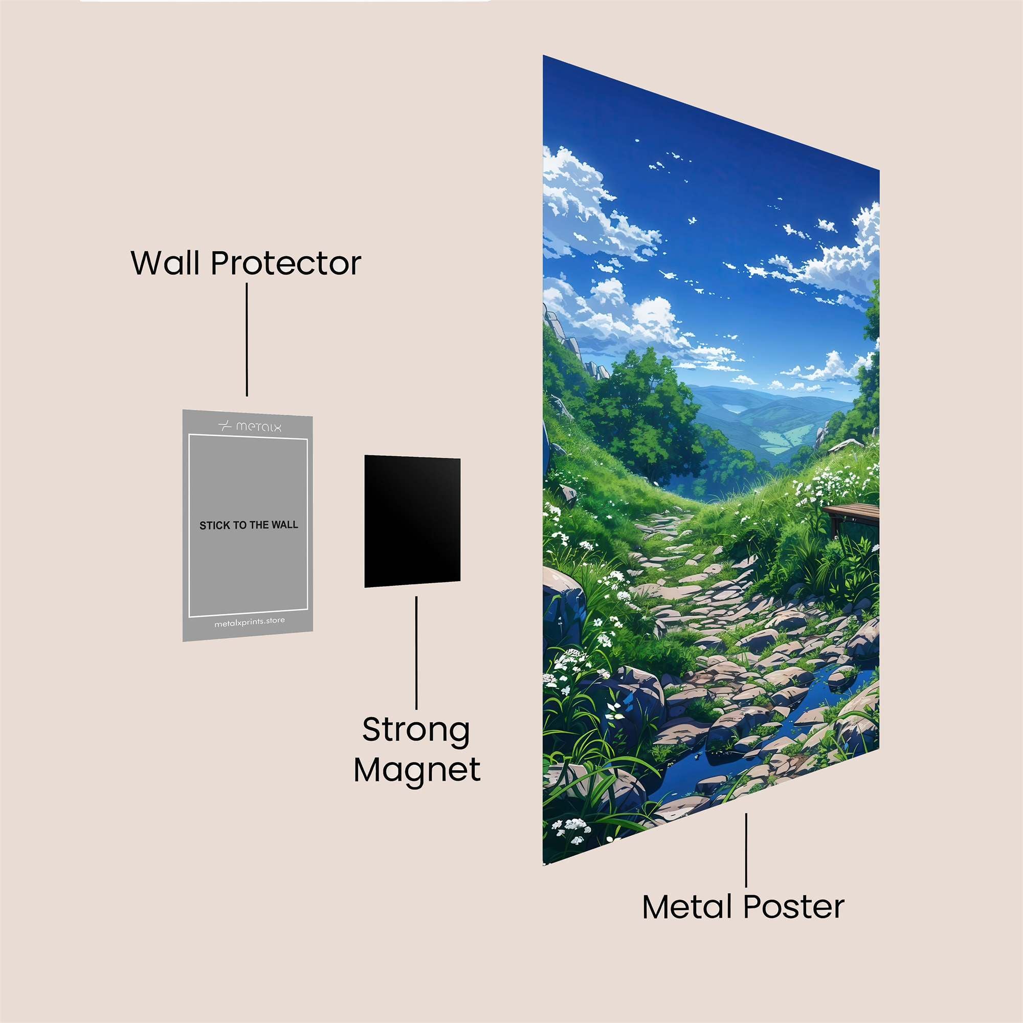 Pathway Serenity Safe Wall Magnetic / M