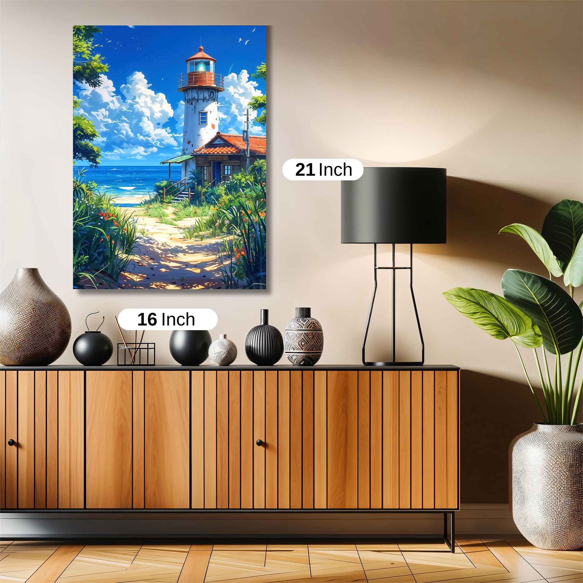 Lighthouse Serenity Safe Wall Magnetic / M