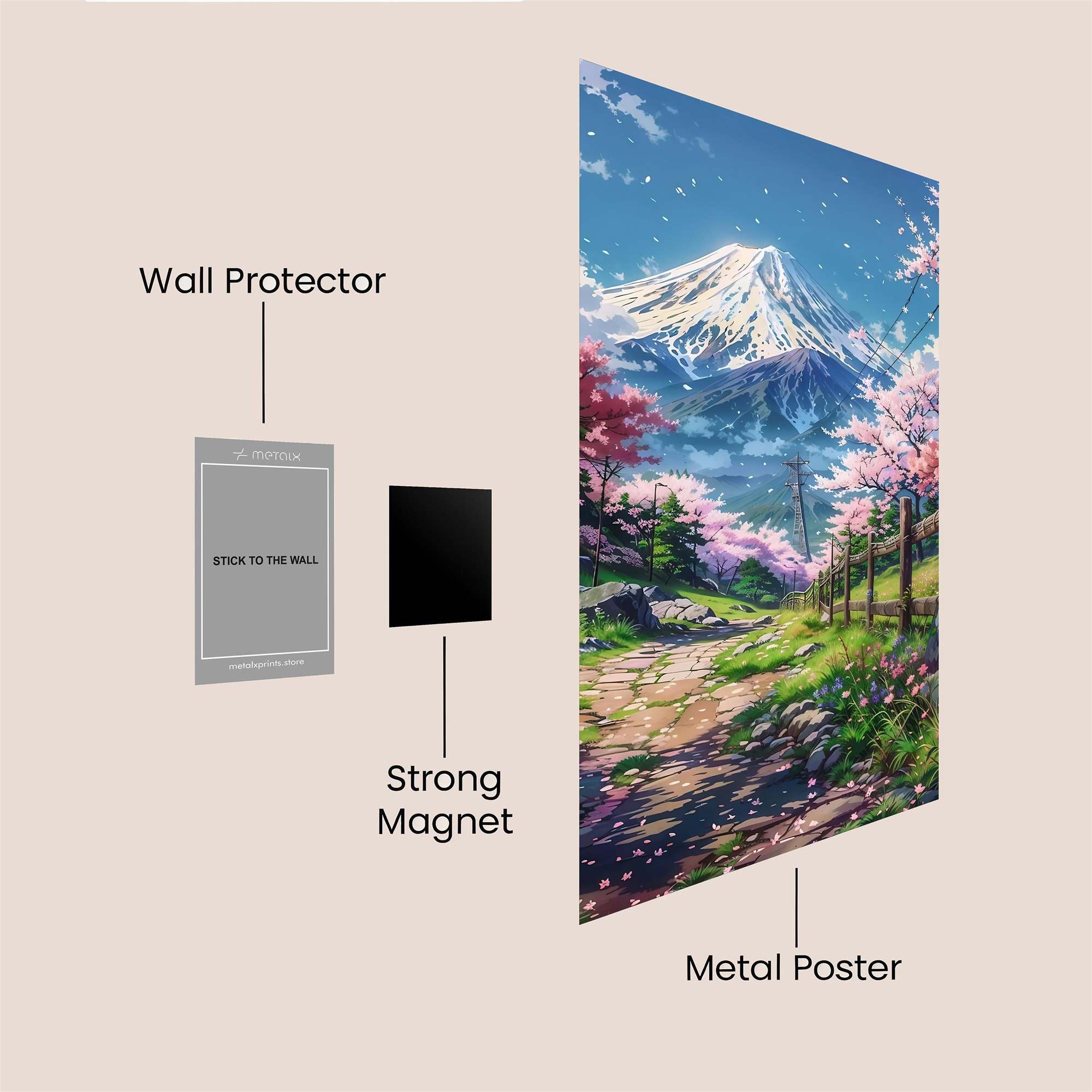 Fuji Serenity Safe Wall Magnetic / M