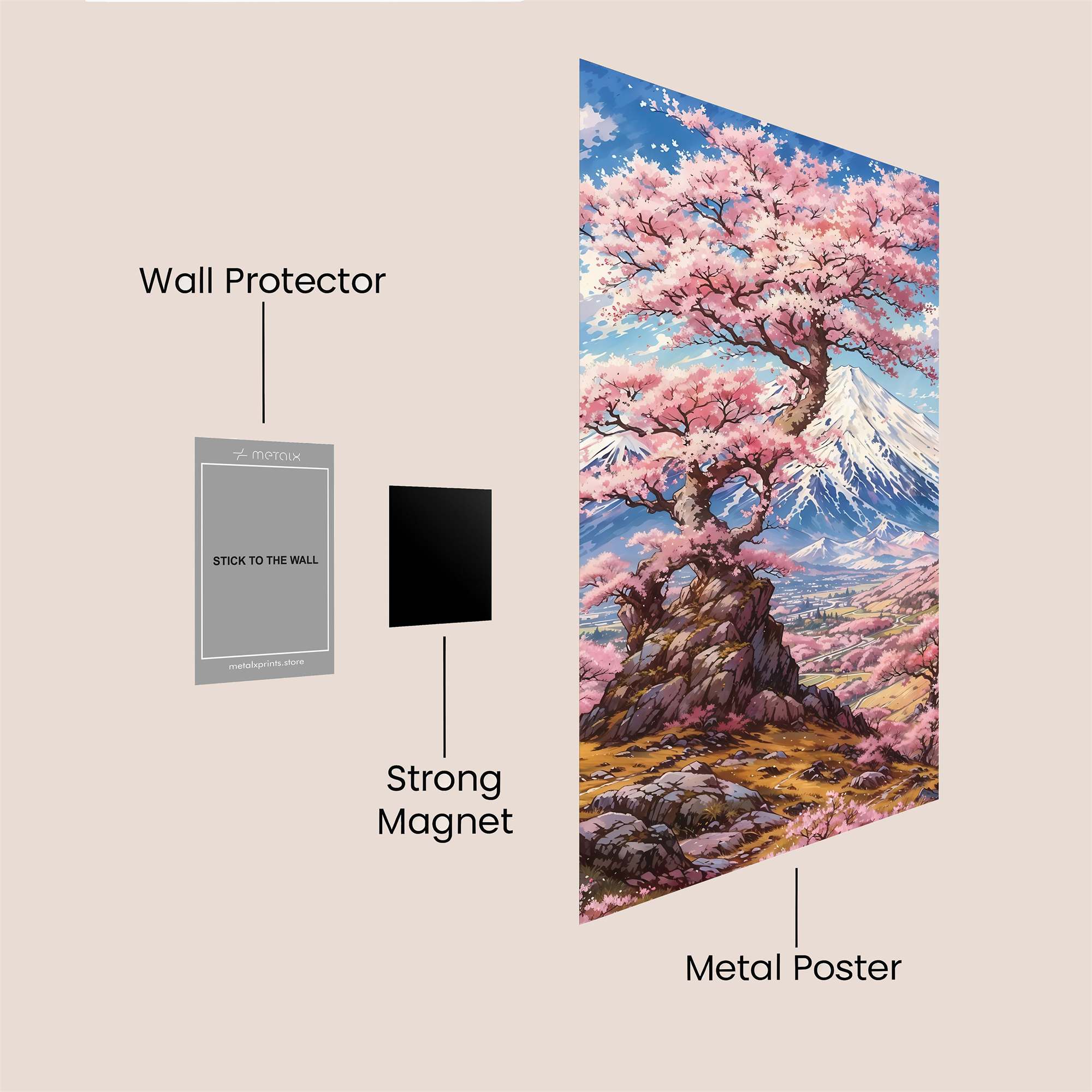 Fuji Serenity Safe Wall Magnetic / M