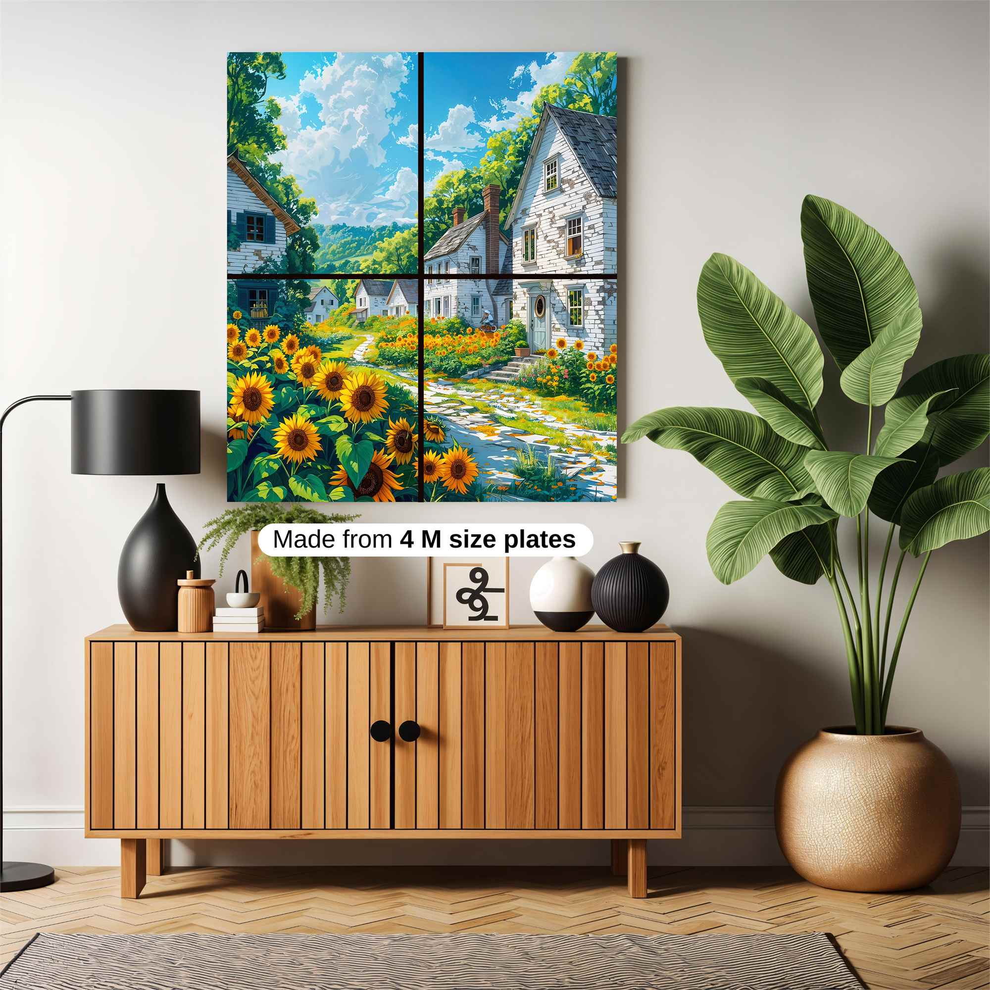 Sunflower Serenity Safe Wall Magnetic / M