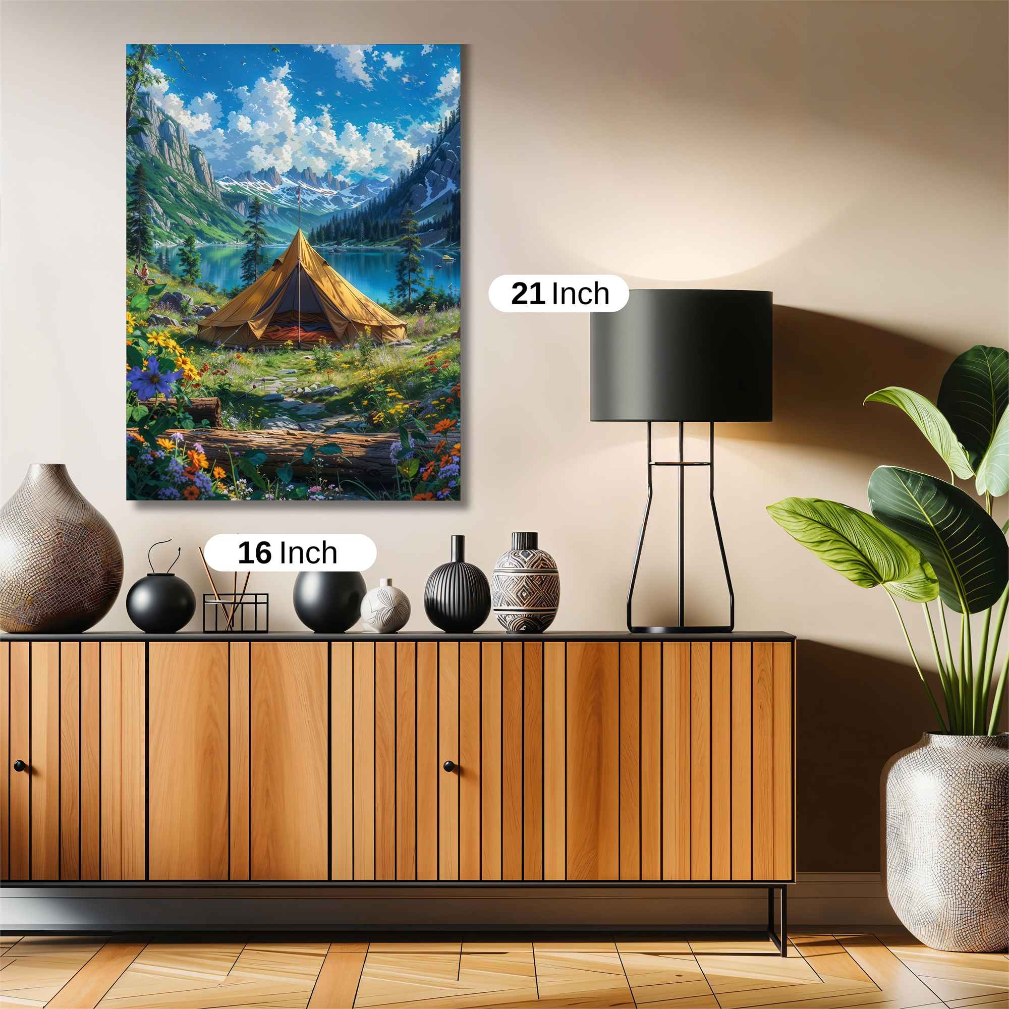 Mountain Serenity Safe Wall Magnetic / M