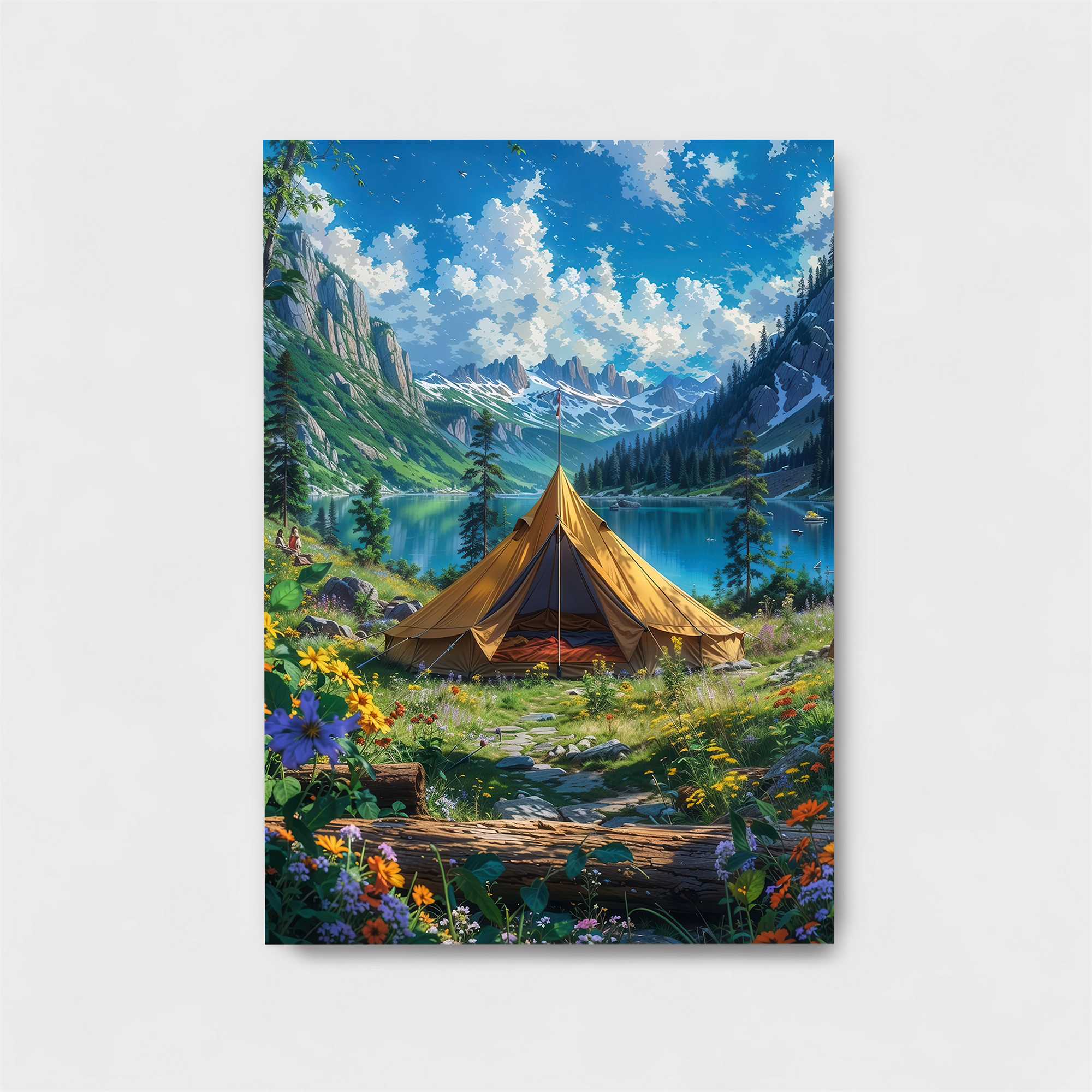 Mountain Serenity Safe Wall Magnetic / M