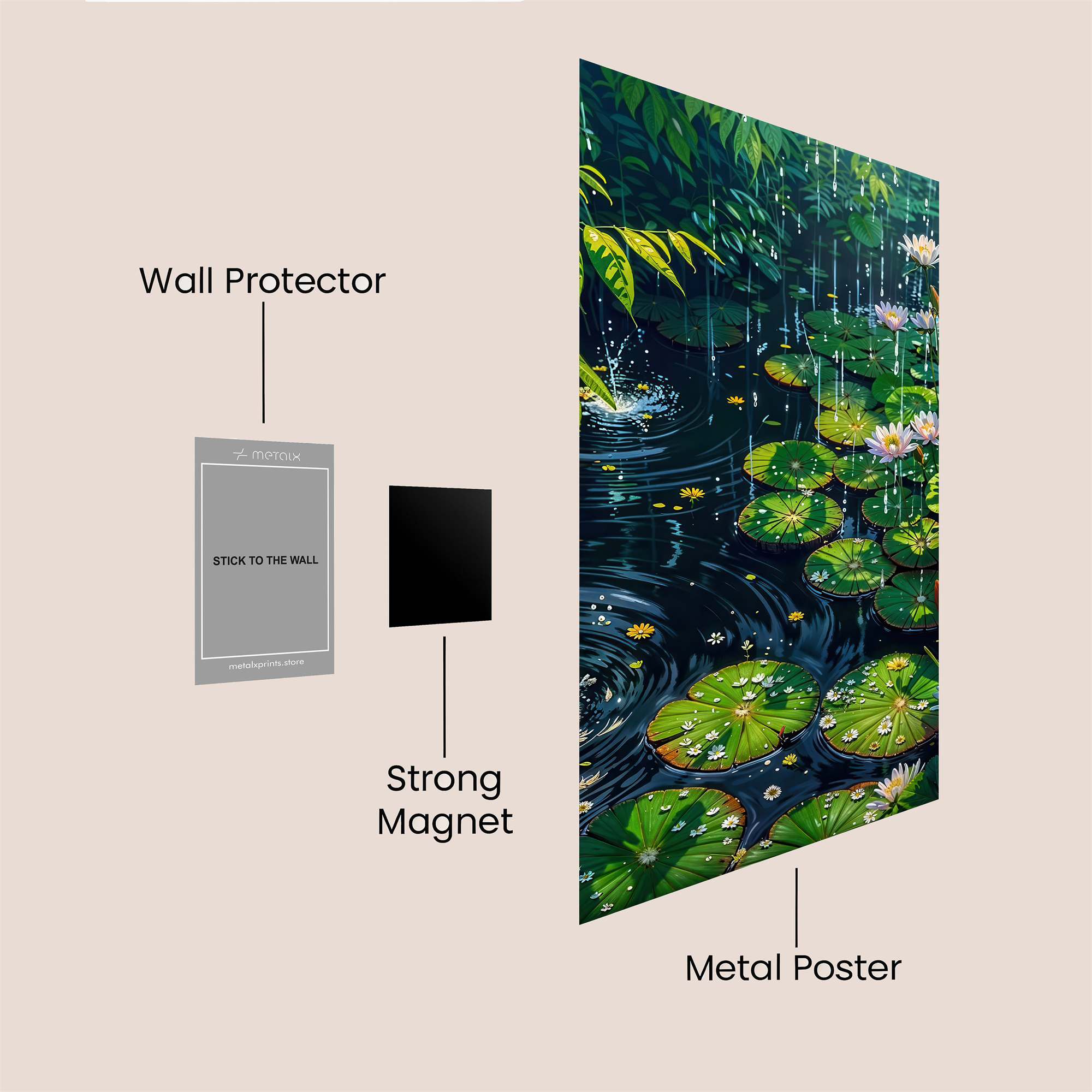 Lotus Serenity Safe Wall Magnetic / M