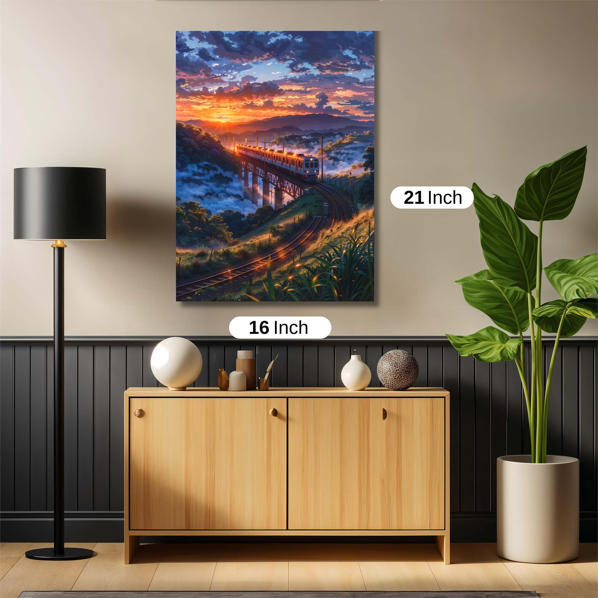 Sunset Journey Safe Wall Magnetic / M