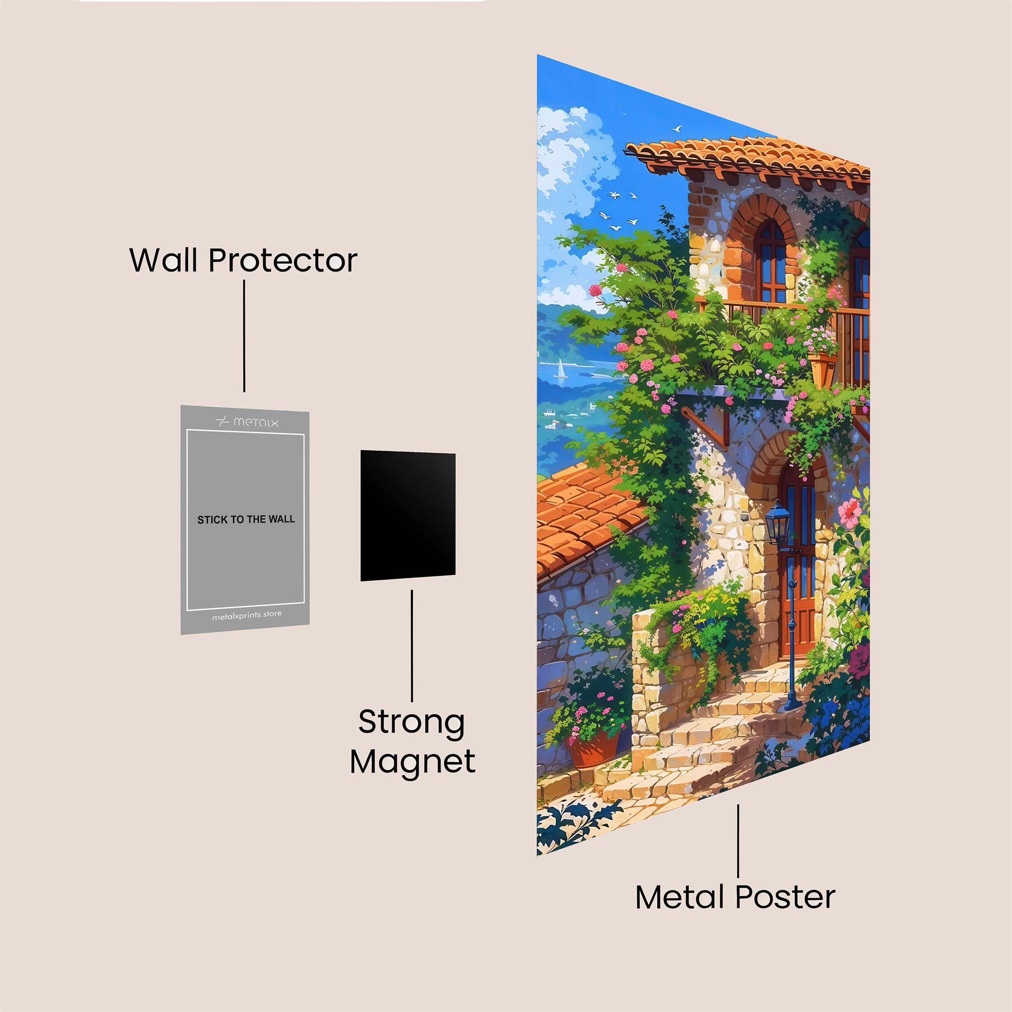 Villa Serenity Safe Wall Magnetic / M