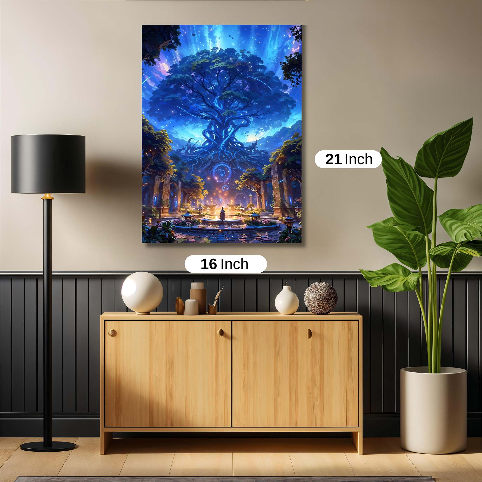 Yggdrasil Enchantment Safe Wall Magnetic / M