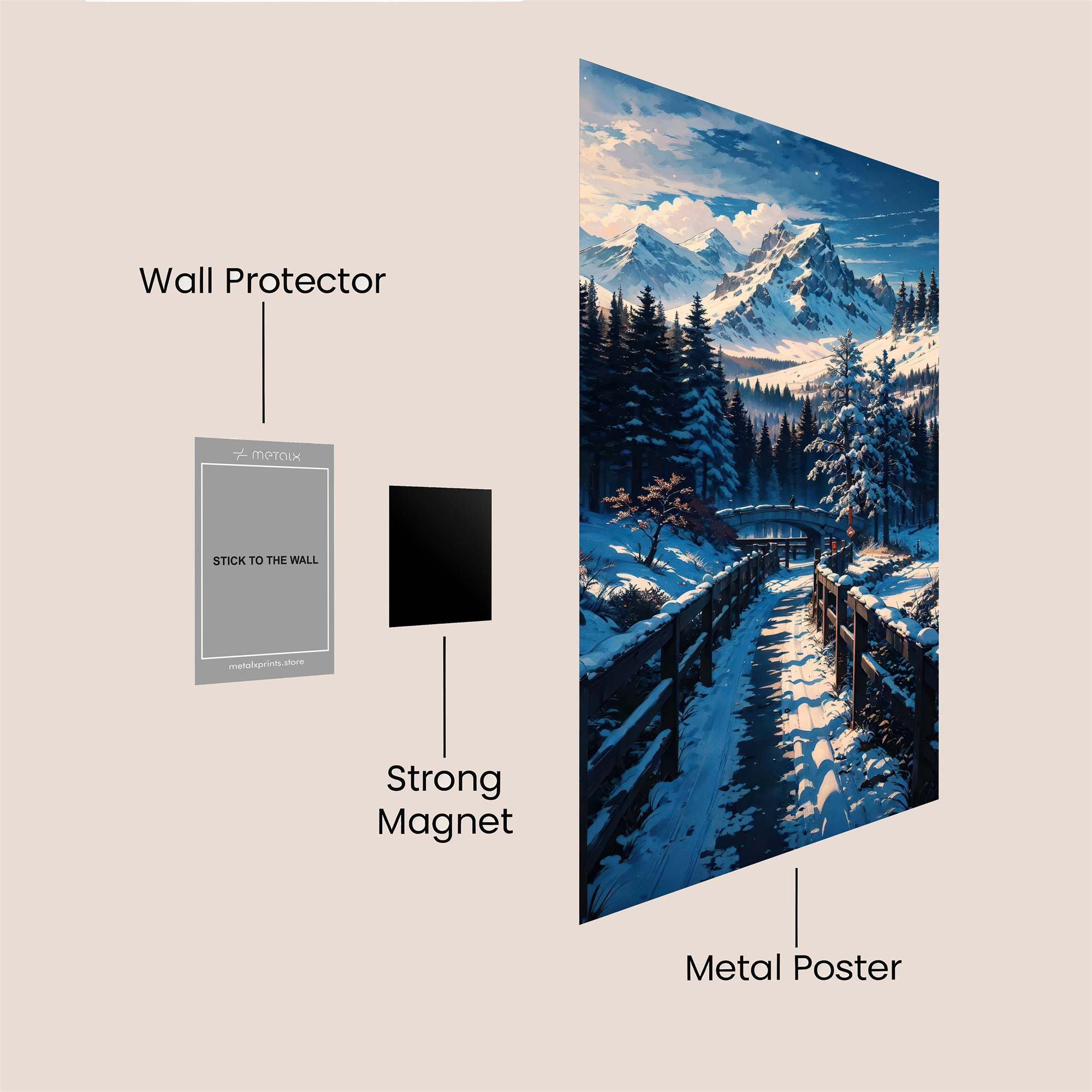 Alpine Serenity Safe Wall Magnetic / M