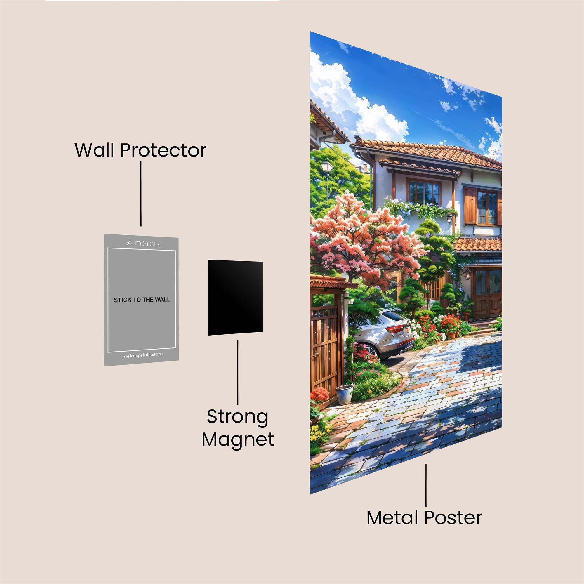 Blossom Serenity Safe Wall Magnetic / M