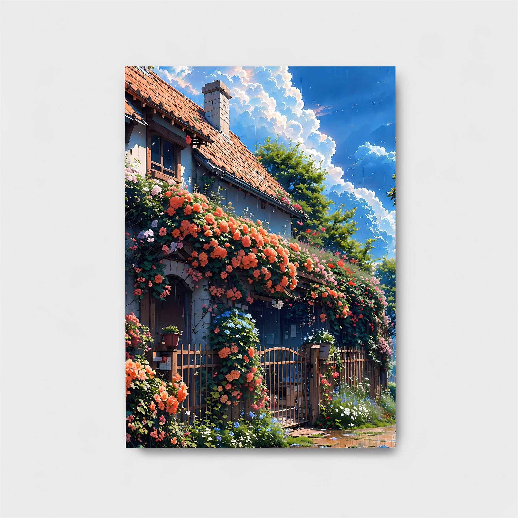 Floral Haven Safe Wall Magnetic / M