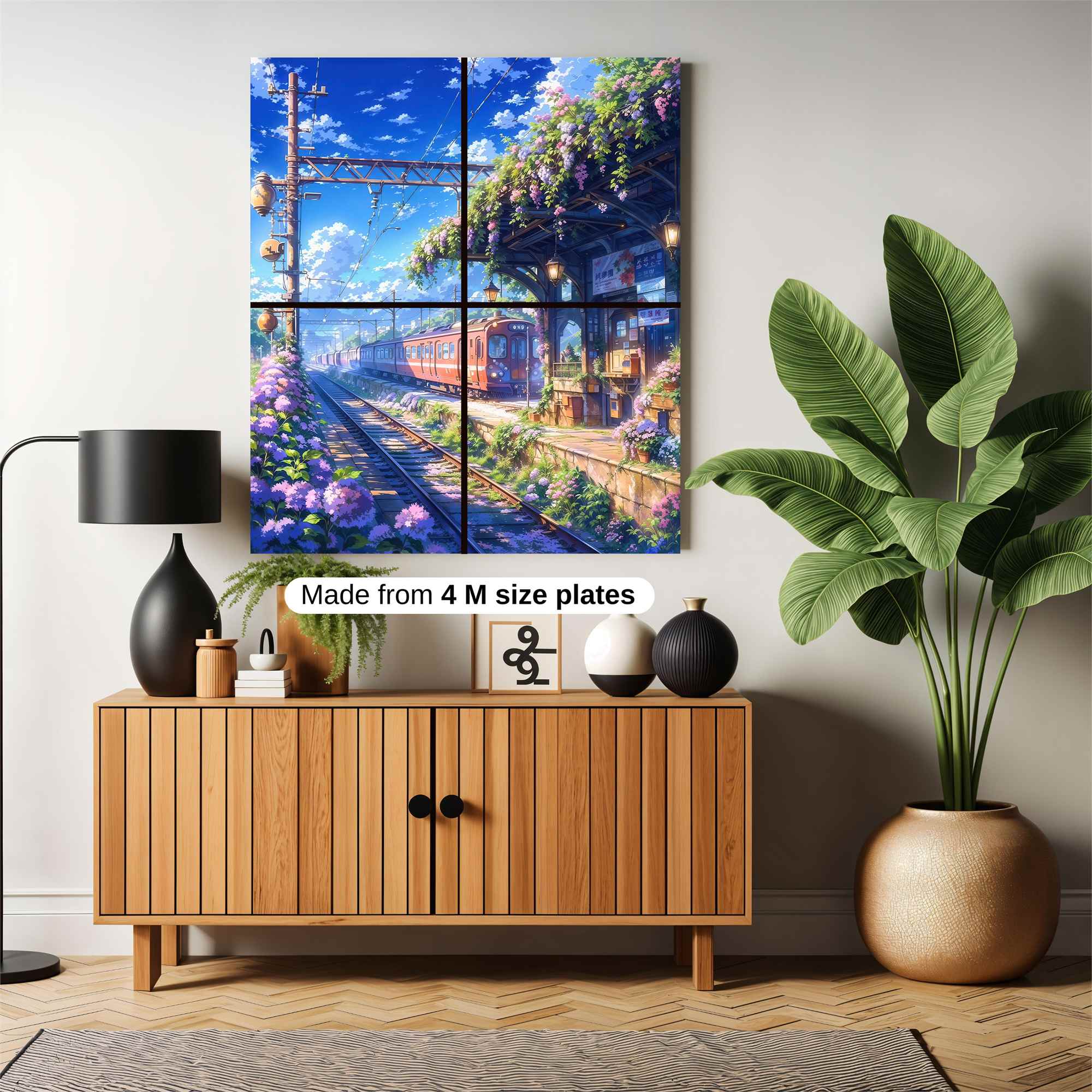 Train Tranquil Safe Wall Magnetic / M