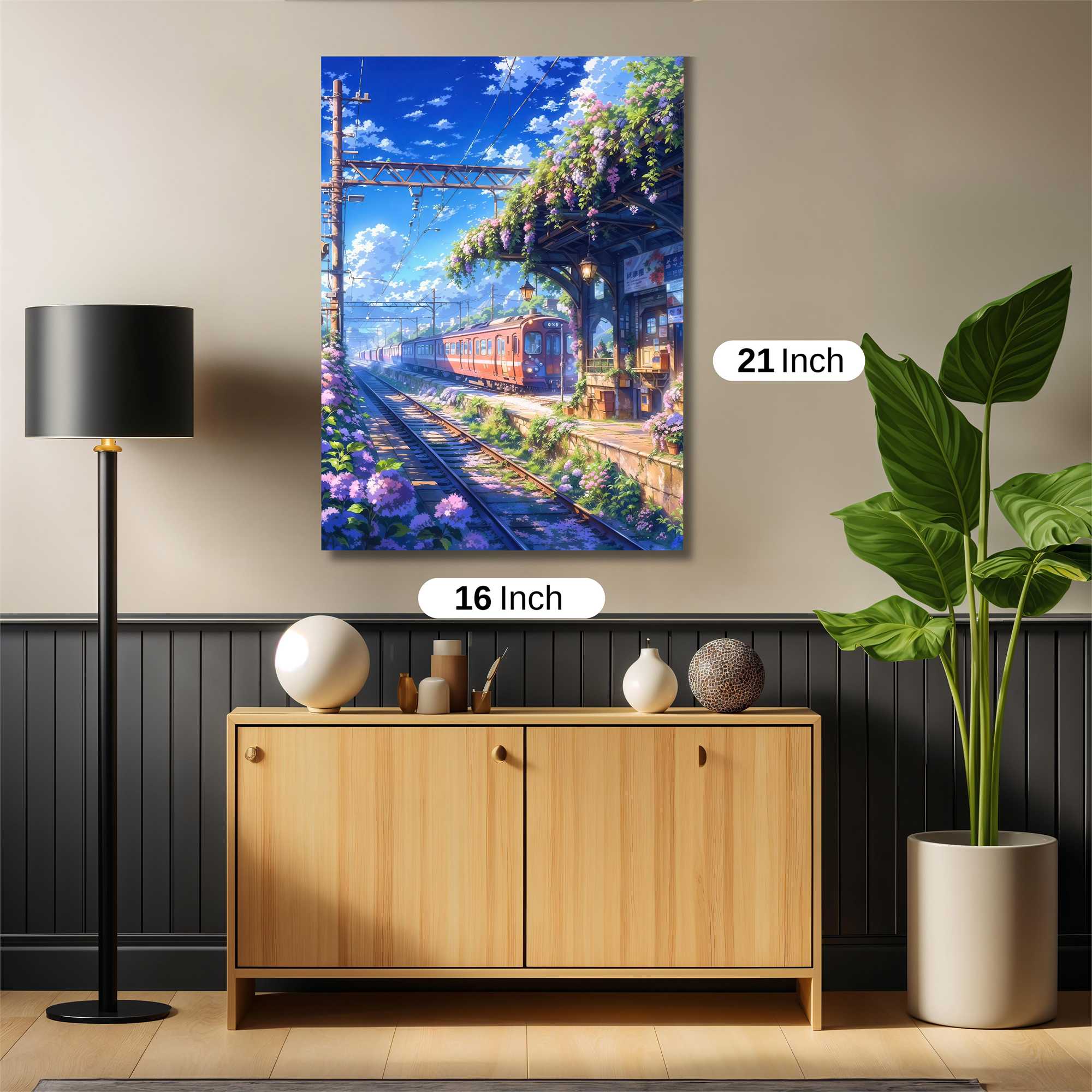 Train Tranquil Safe Wall Magnetic / M