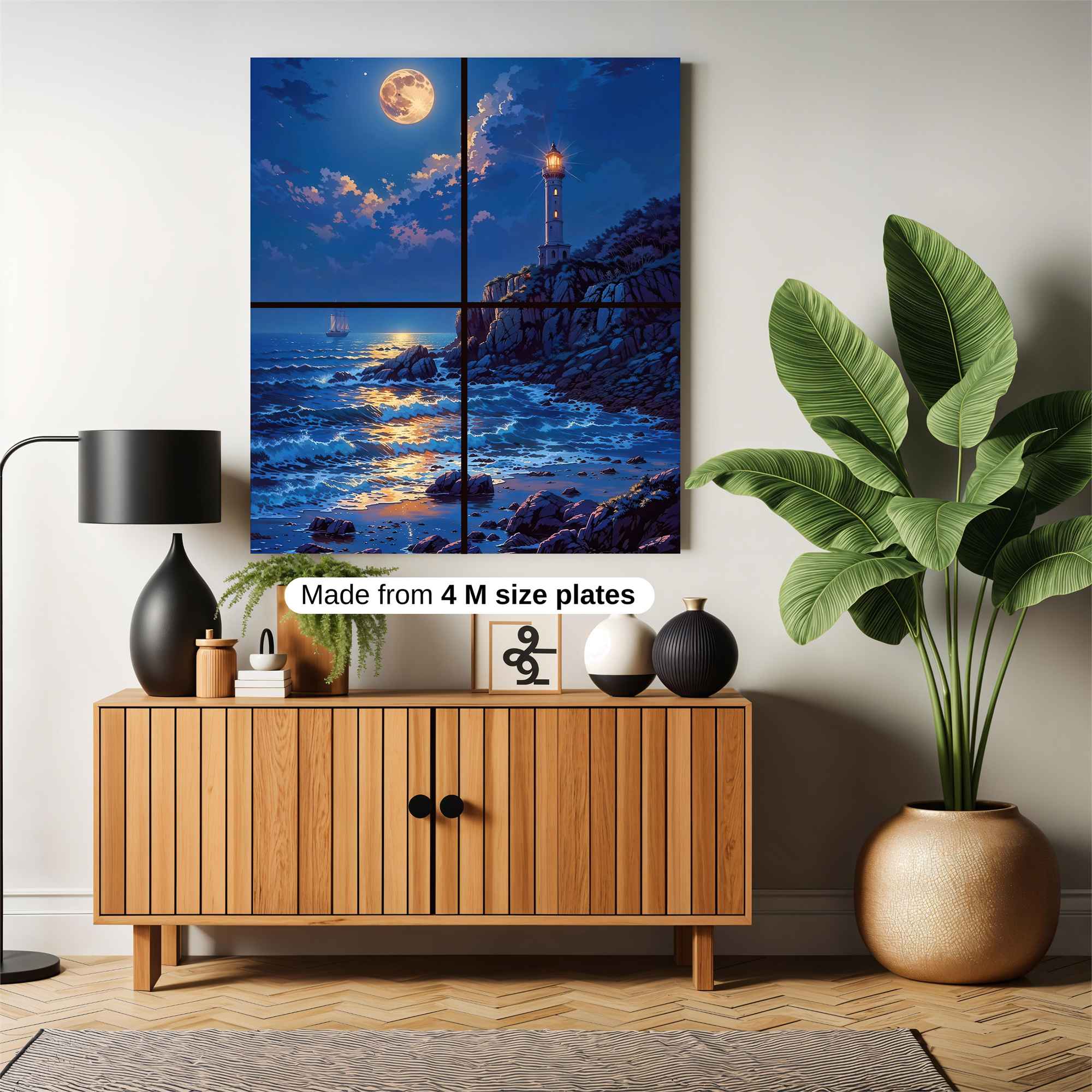 Moonlit Serenity Safe Wall Magnetic / M