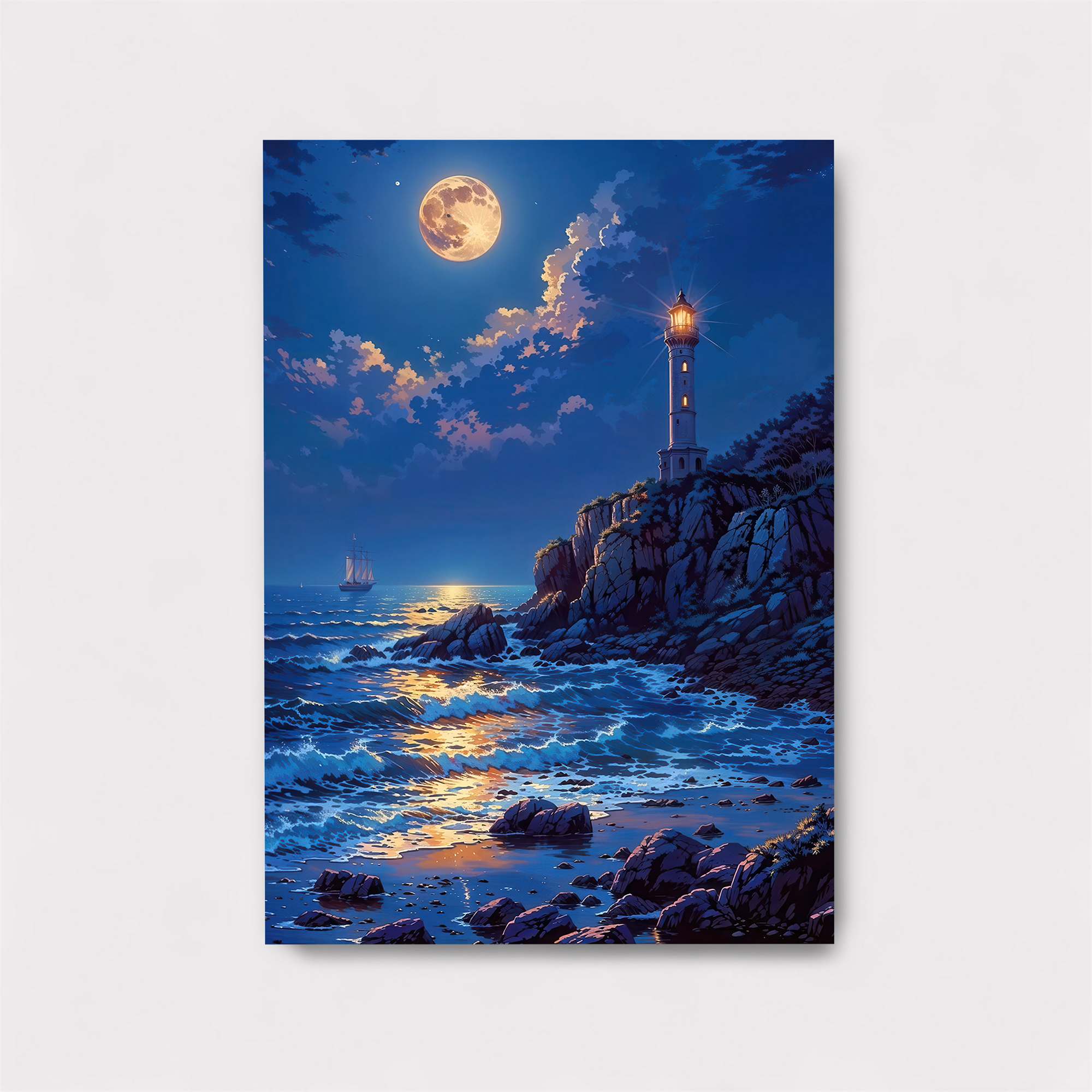 Moonlit Serenity Safe Wall Magnetic / M