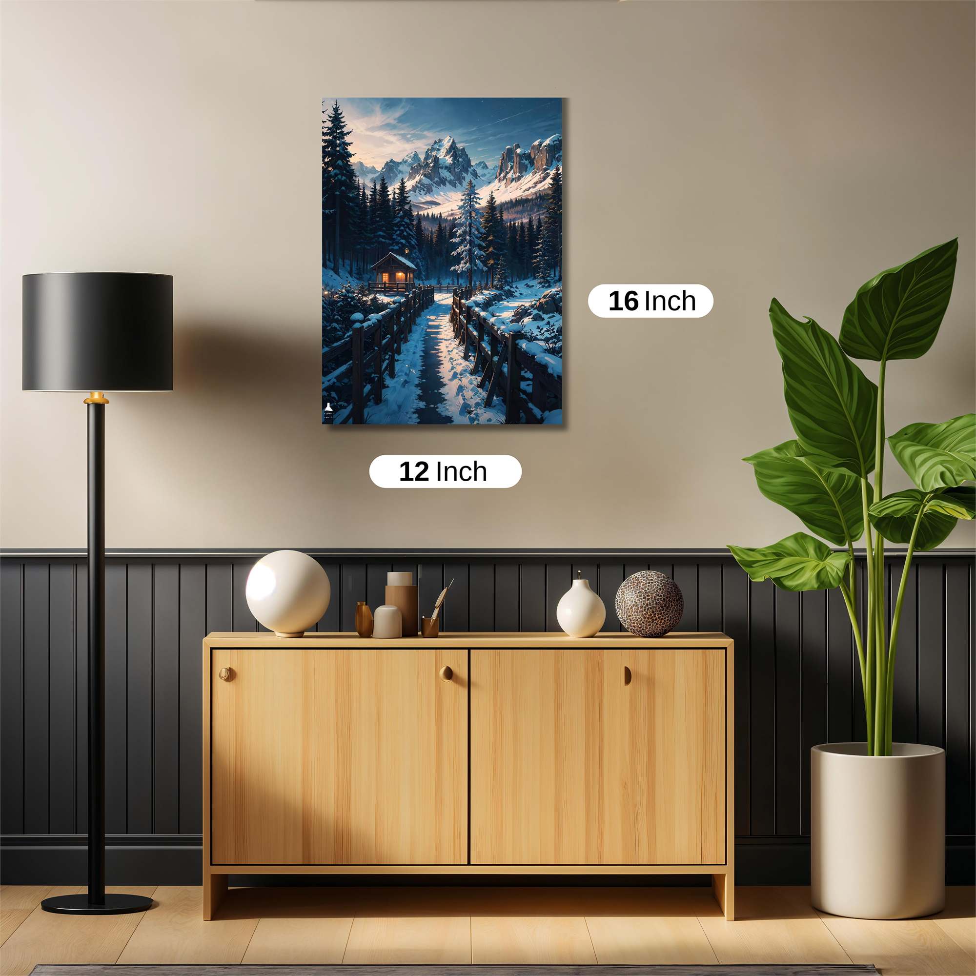 Cabin Serenity Safe Wall Magnetic / M