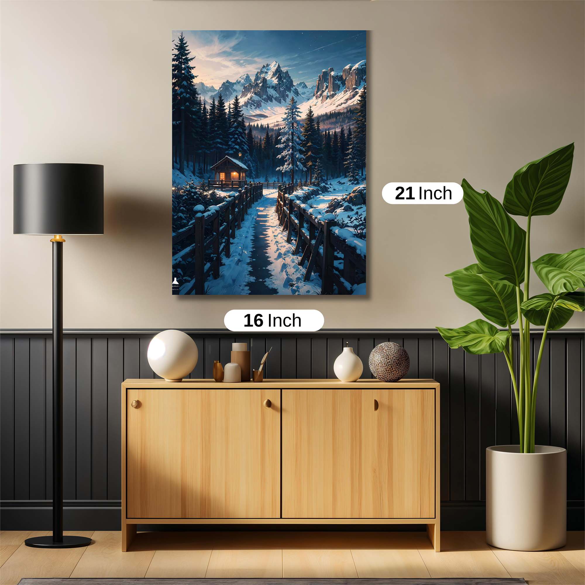 Cabin Serenity Safe Wall Magnetic / M