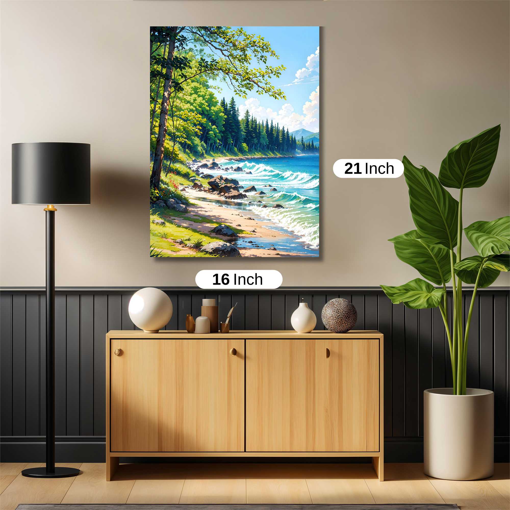 Forest Serenity Safe Wall Magnetic / M