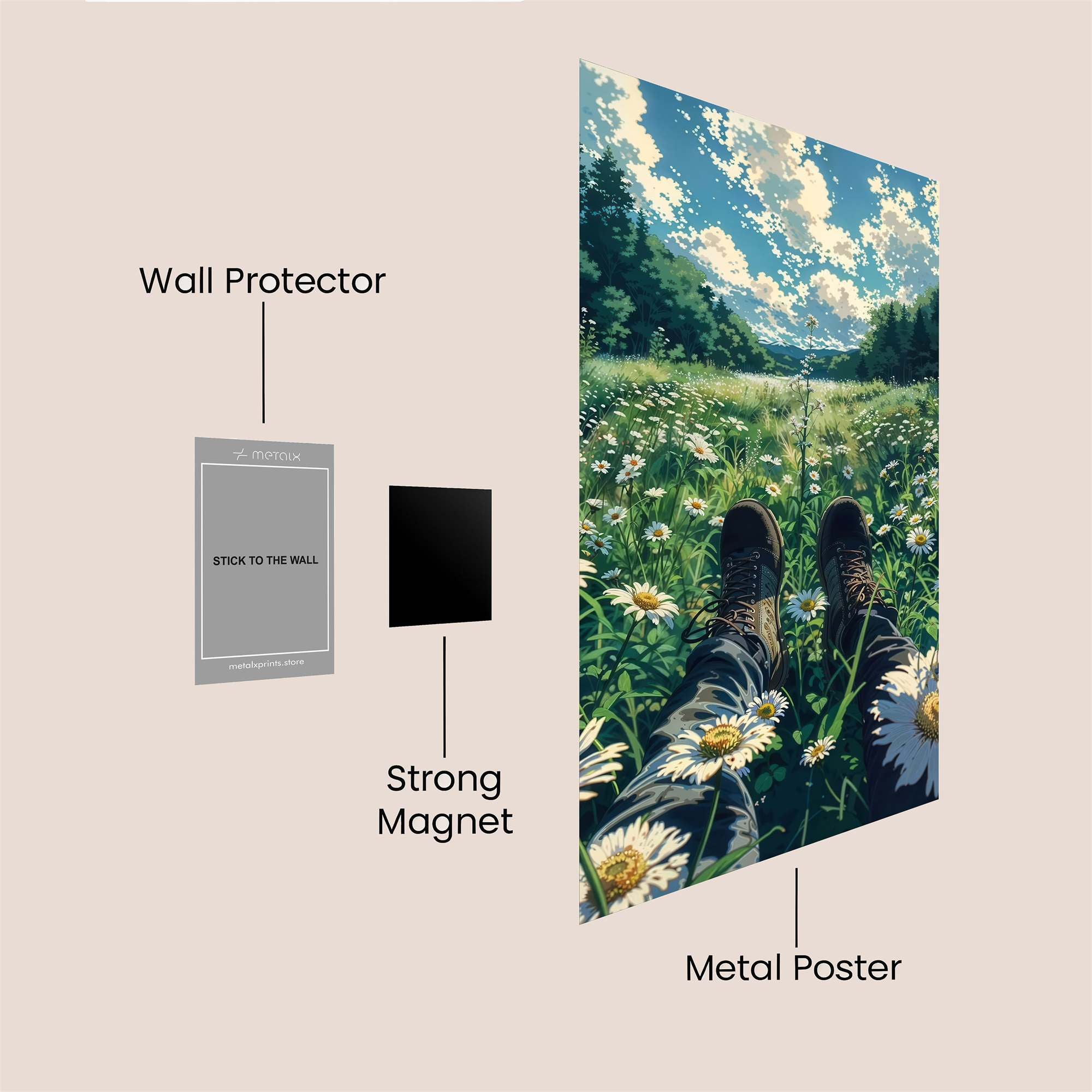 Nature Bliss Safe Wall Magnetic / M
